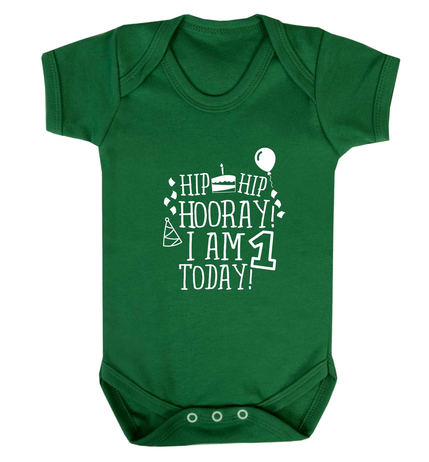 You're 2 Today baby vest green 18-24 months