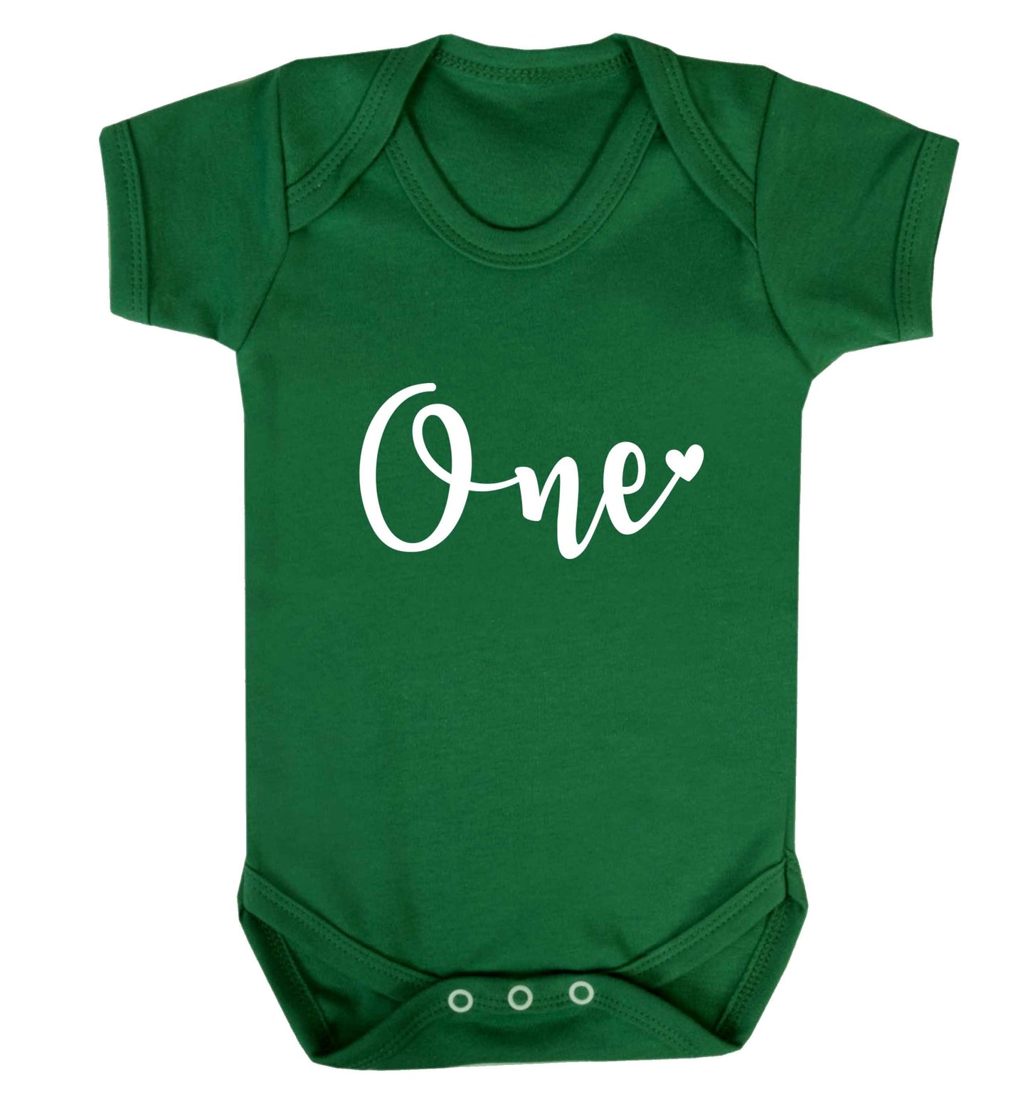 One baby vest green 18-24 months