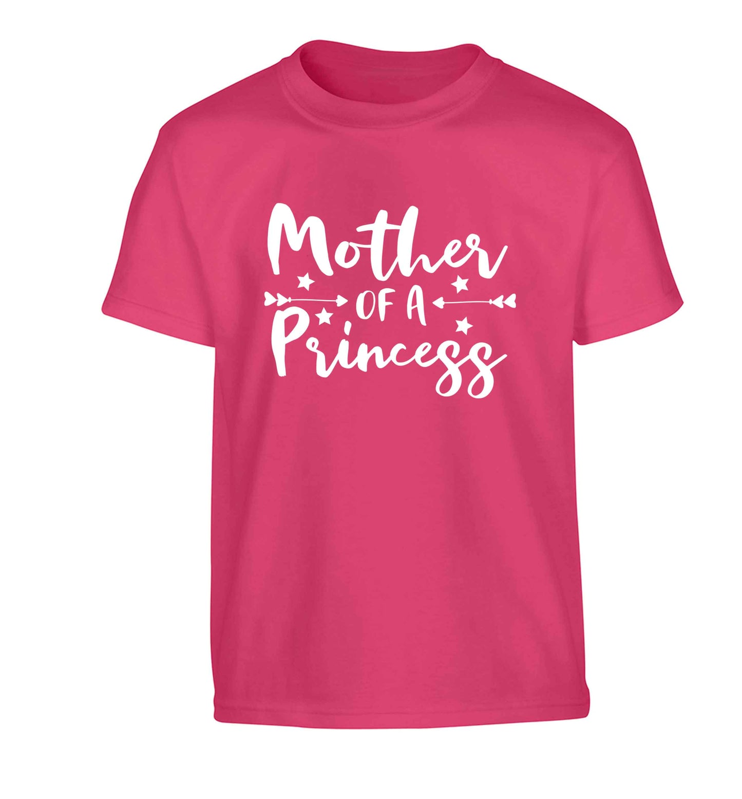 Mother of a princess Children's pink Tshirt 12-13 Years