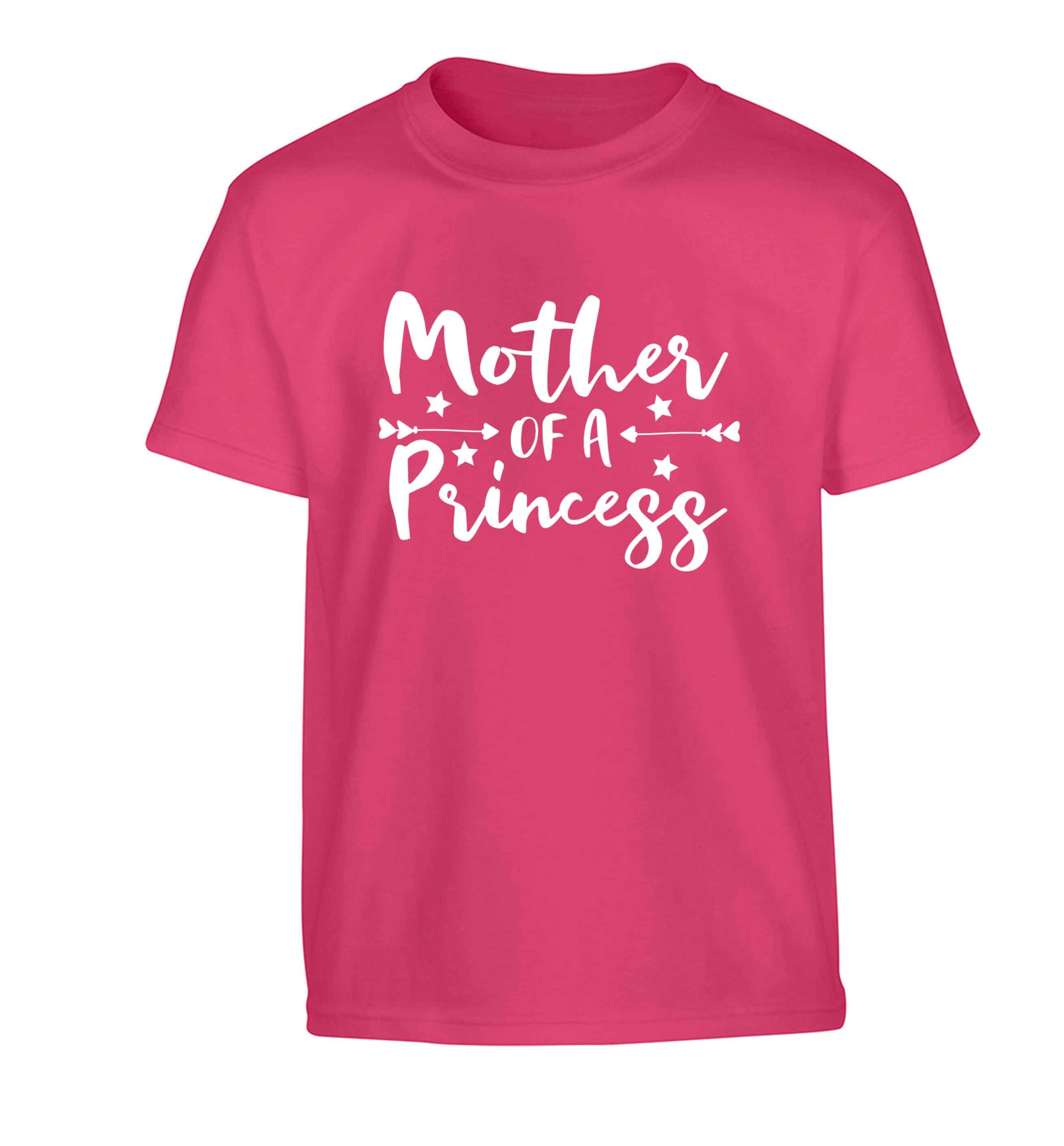 Mother of a princess Children's pink Tshirt 12-13 Years