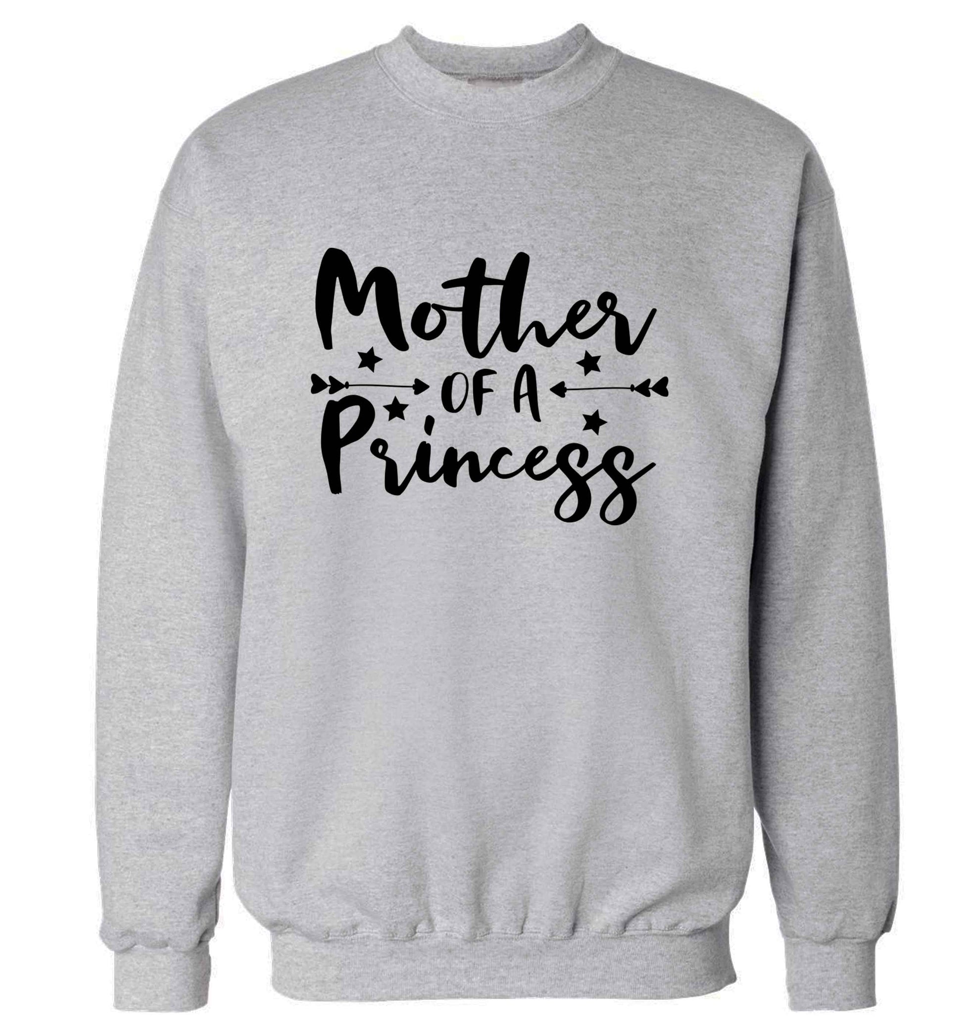 Mother of a princess adult's unisex grey sweater 2XL