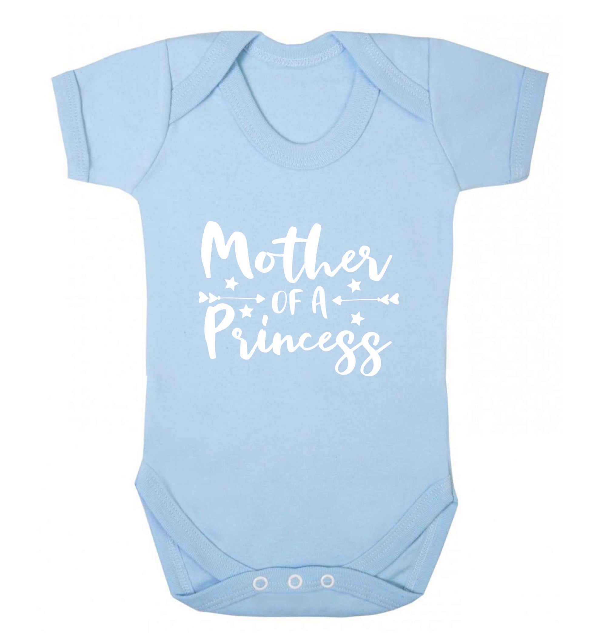 Mother of a princess baby vest pale blue 18-24 months
