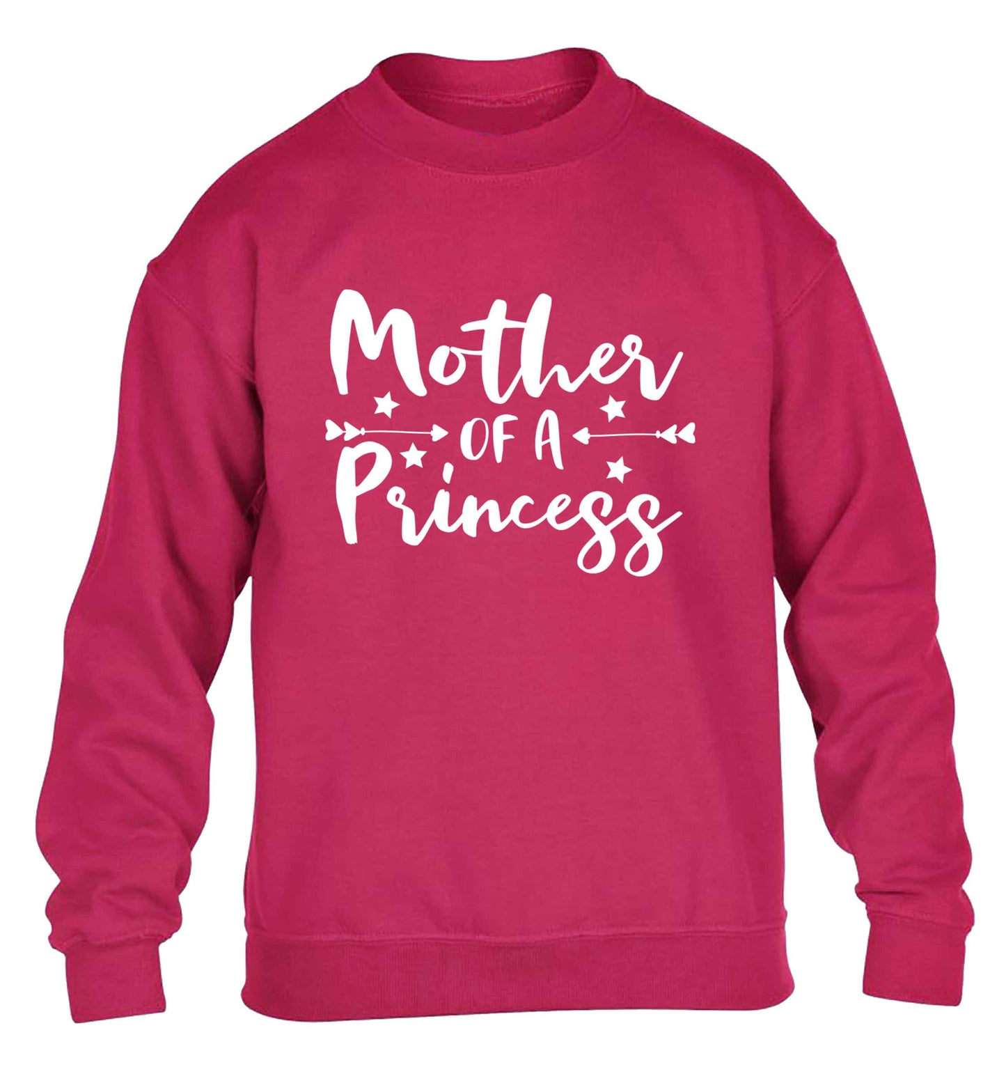 Mother of a princess children's pink sweater 12-13 Years