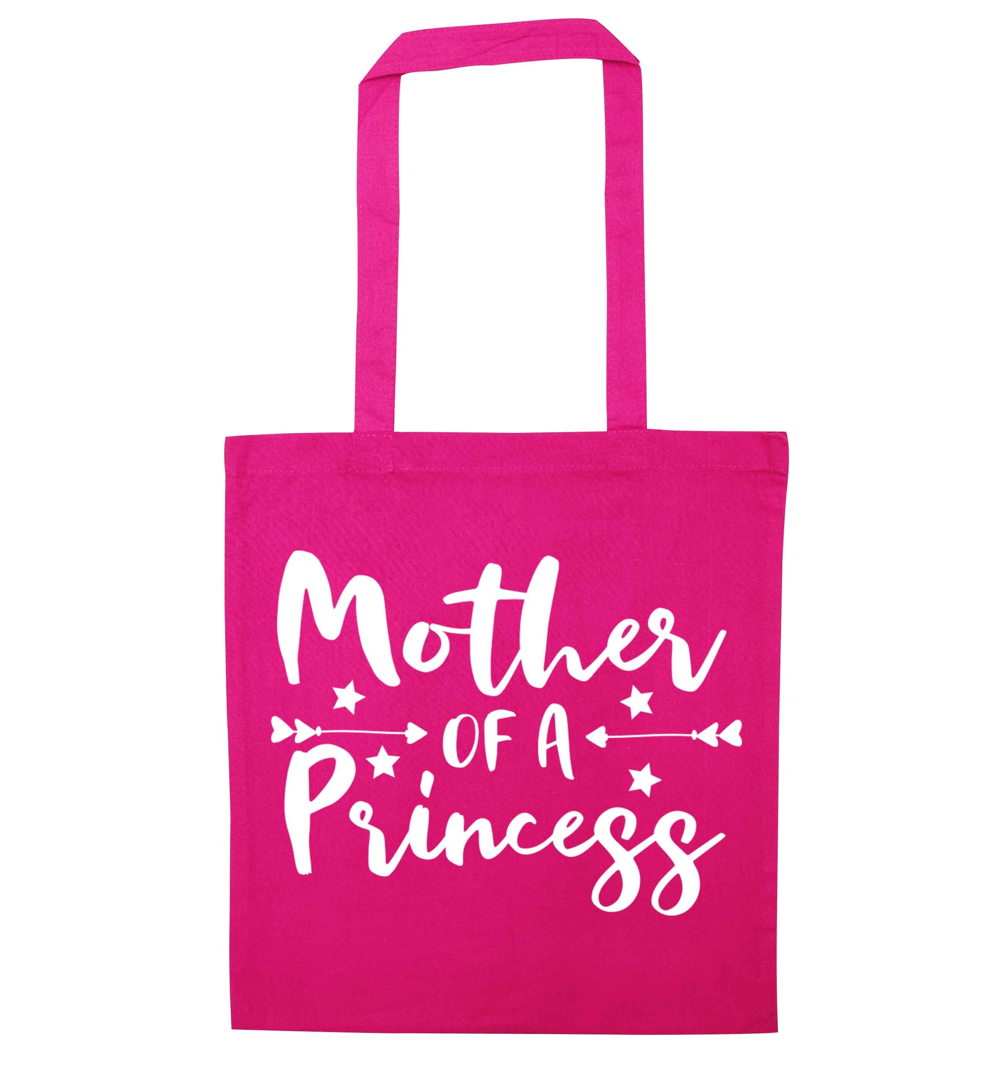 Mother of a princess pink tote bag