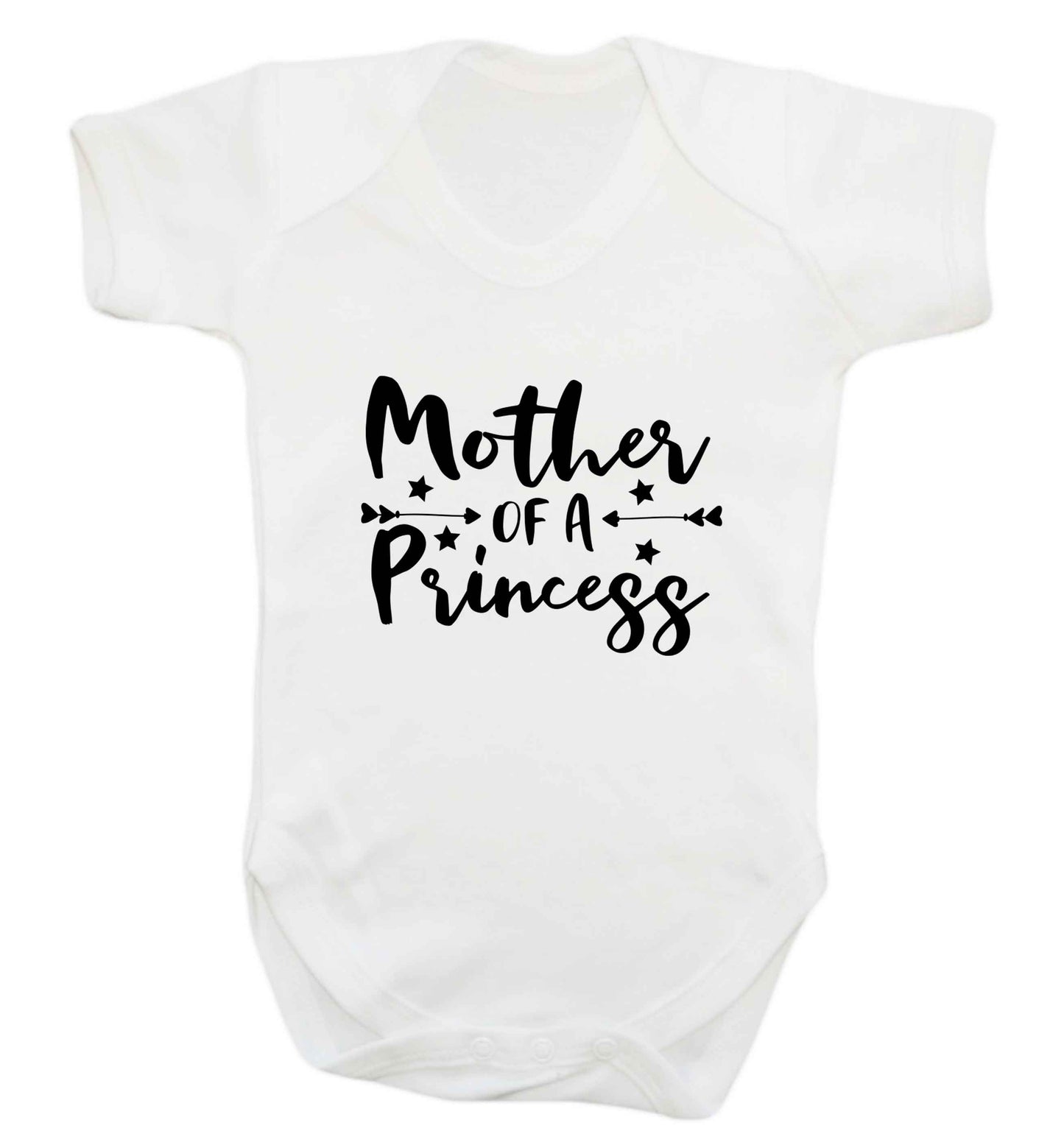 Mother of a princess baby vest white 18-24 months