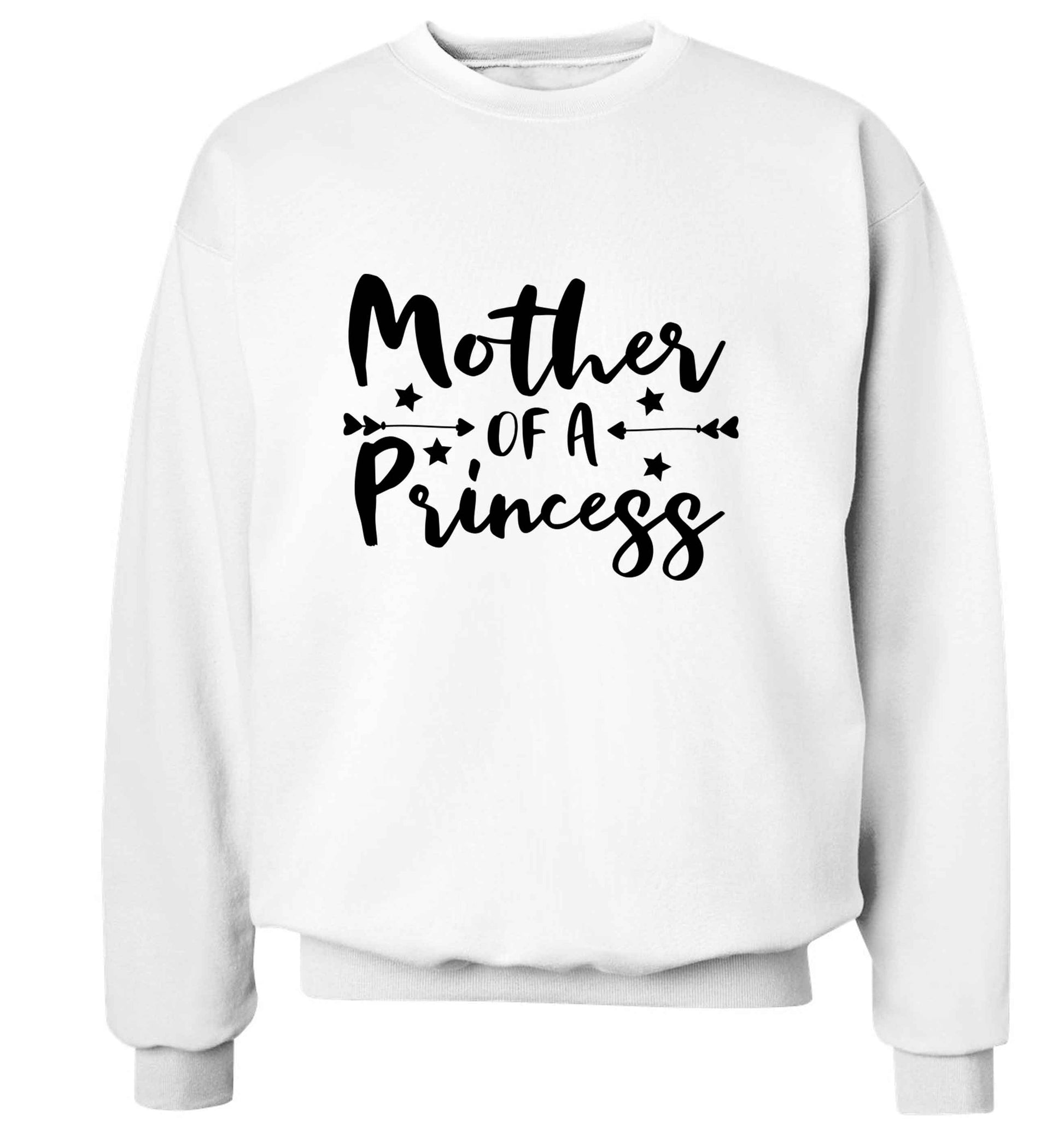 Mother of a princess adult's unisex white sweater 2XL