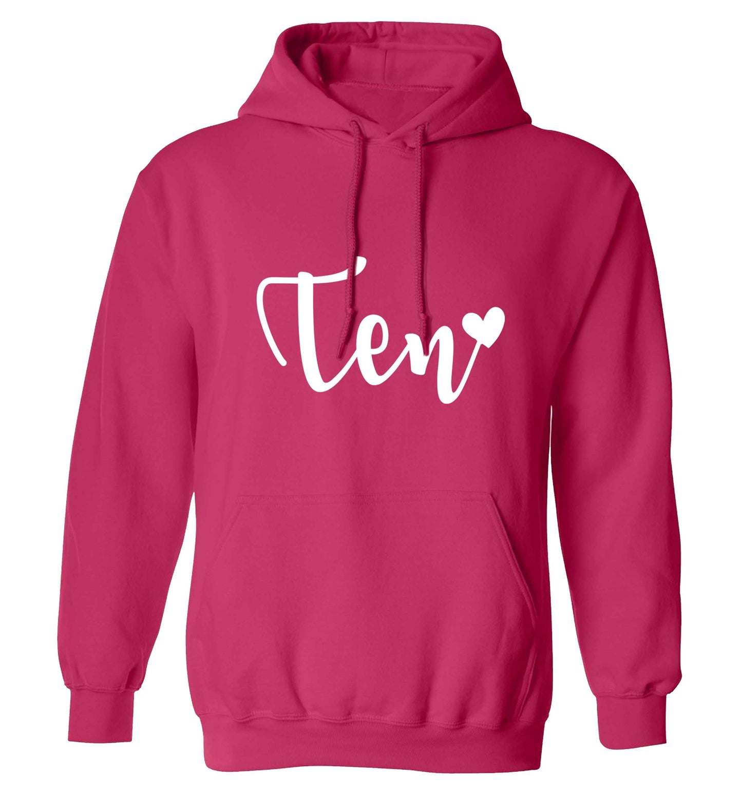 Rose gold eleven adults unisex pink hoodie 2XL