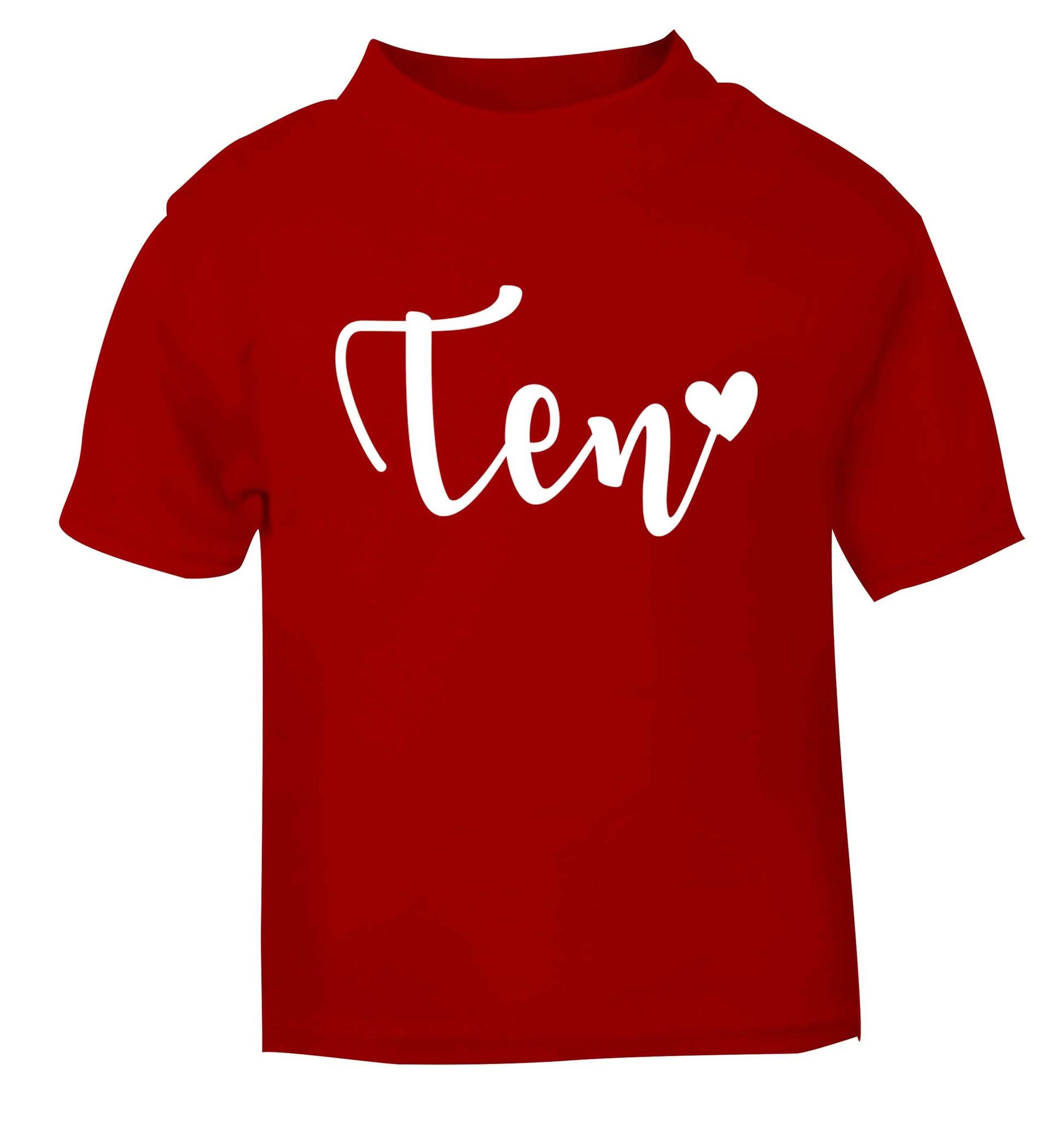 Rose gold eleven red baby toddler Tshirt 2 Years