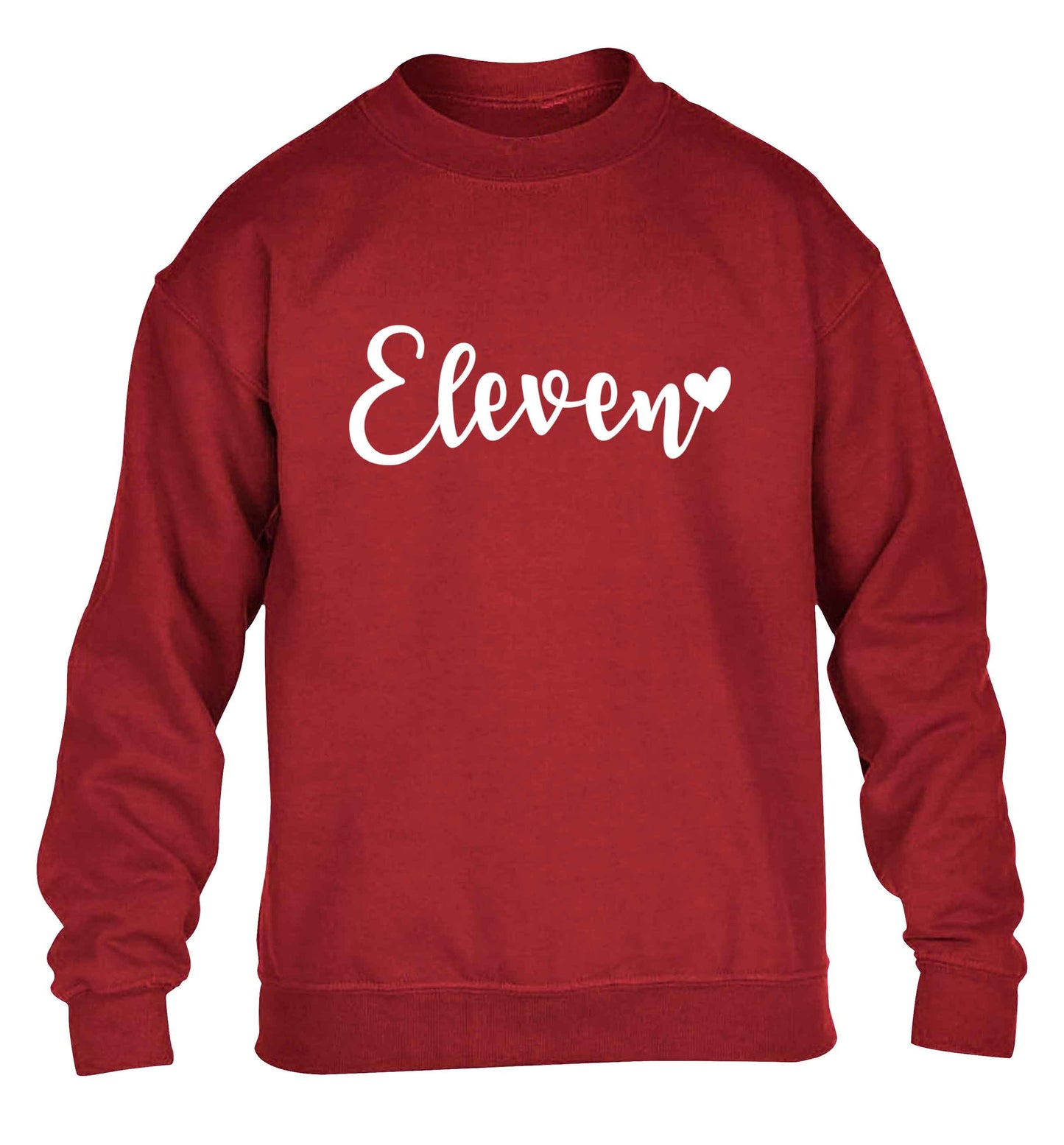 Eleven and heart! children's grey sweater 12-13 Years