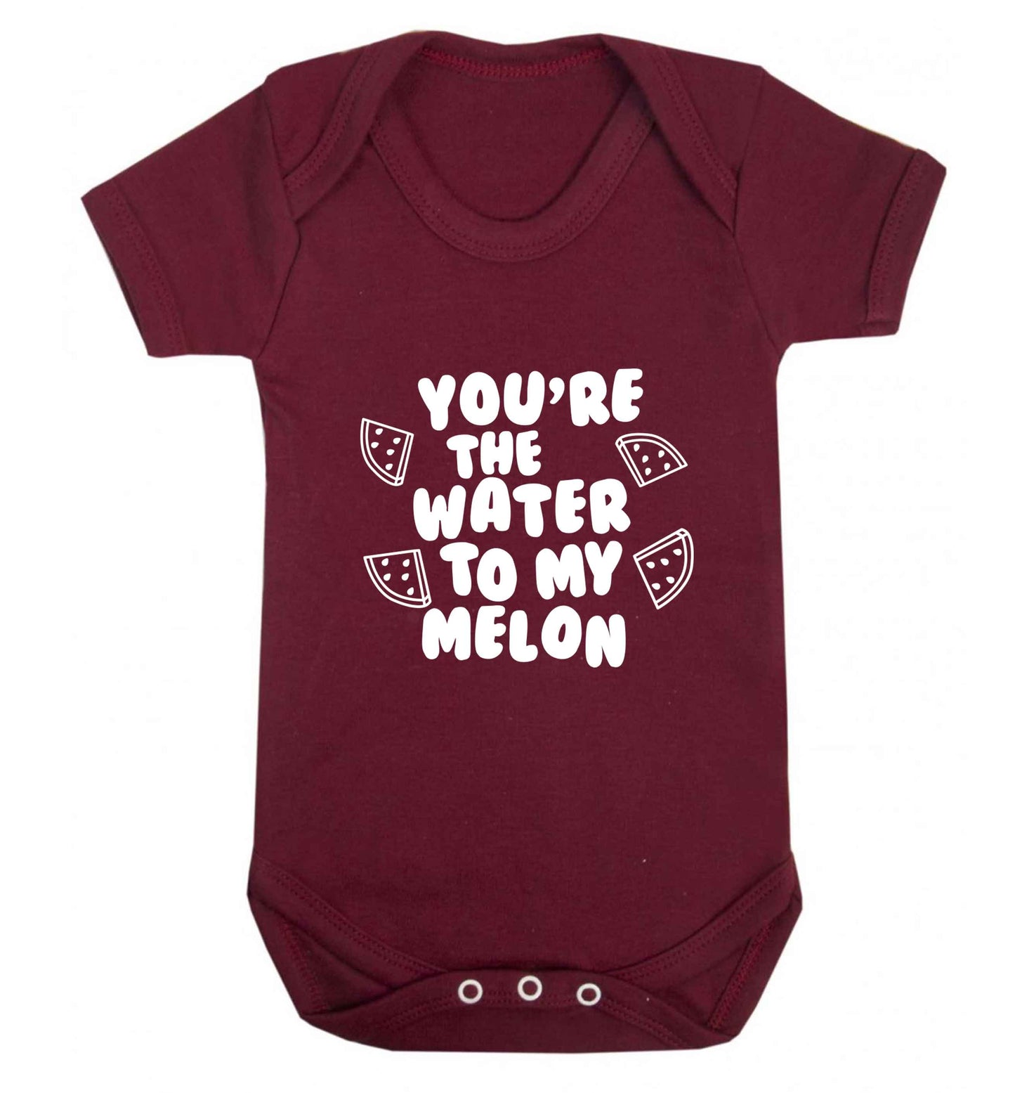 You're the water to my melon baby vest maroon 18-24 months