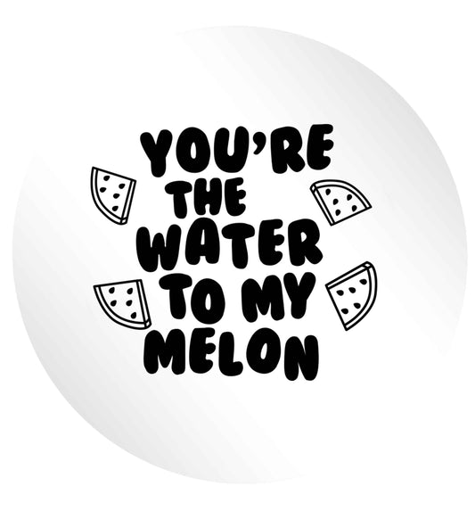 You're the water to my melon 24 @ 45mm matt circle stickers