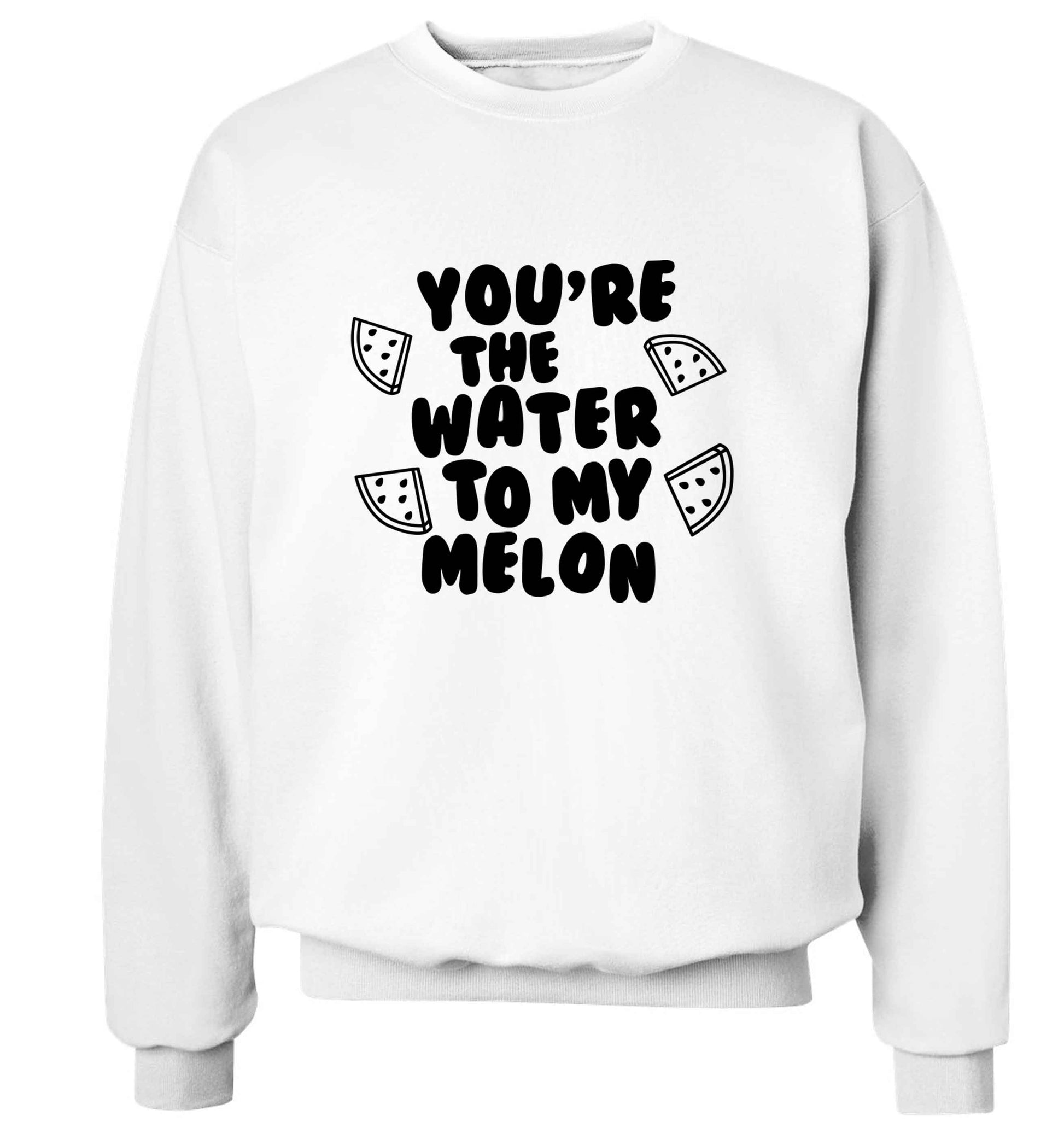 You're the water to my melon adult's unisex white sweater 2XL