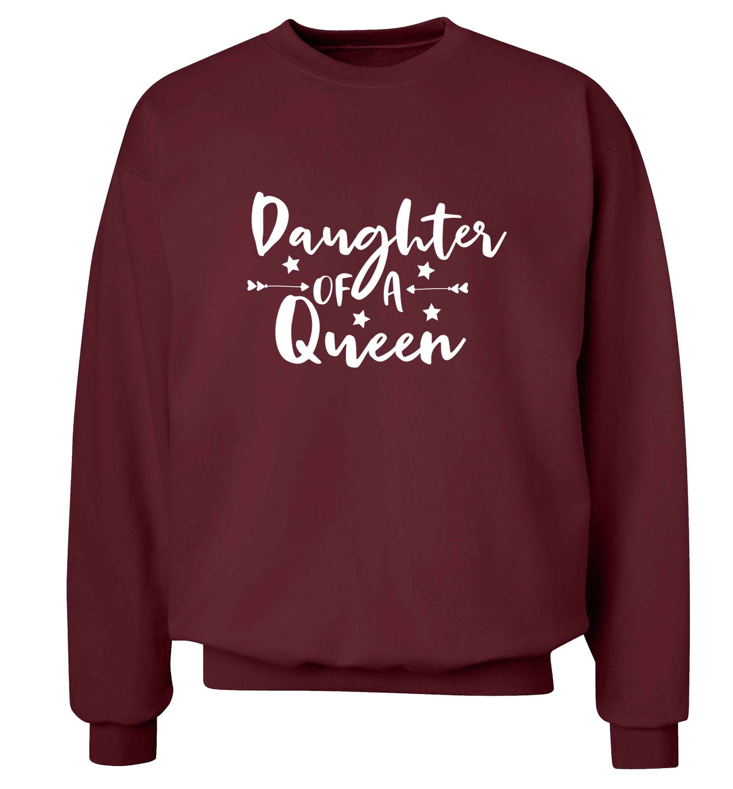 Daughter of a Queen adult's unisex maroon sweater 2XL