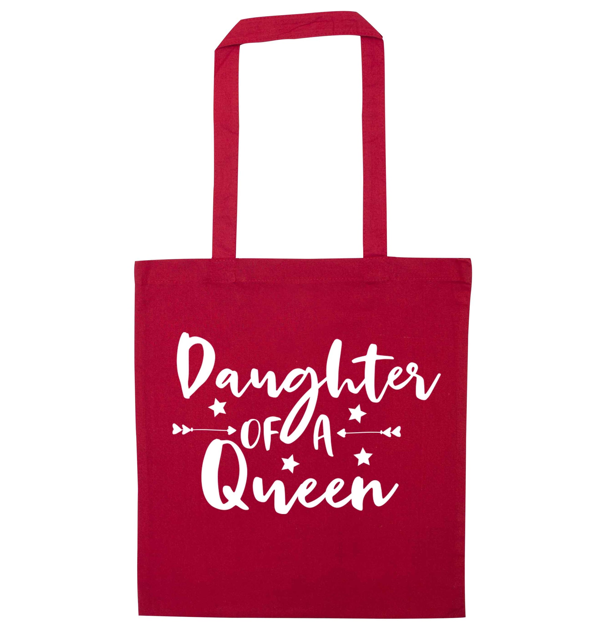 Daughter of a Queen red tote bag