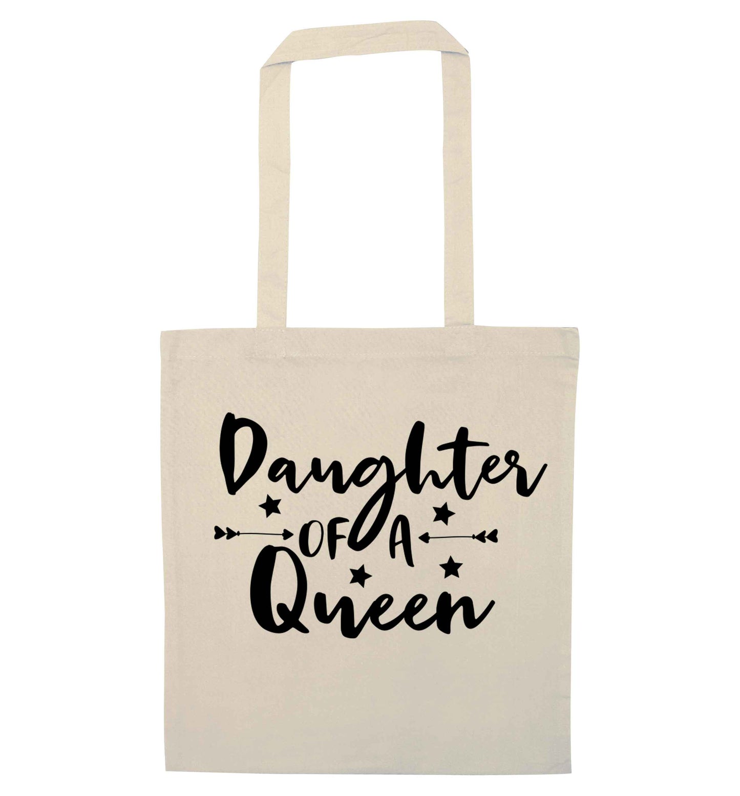 Daughter of a Queen natural tote bag