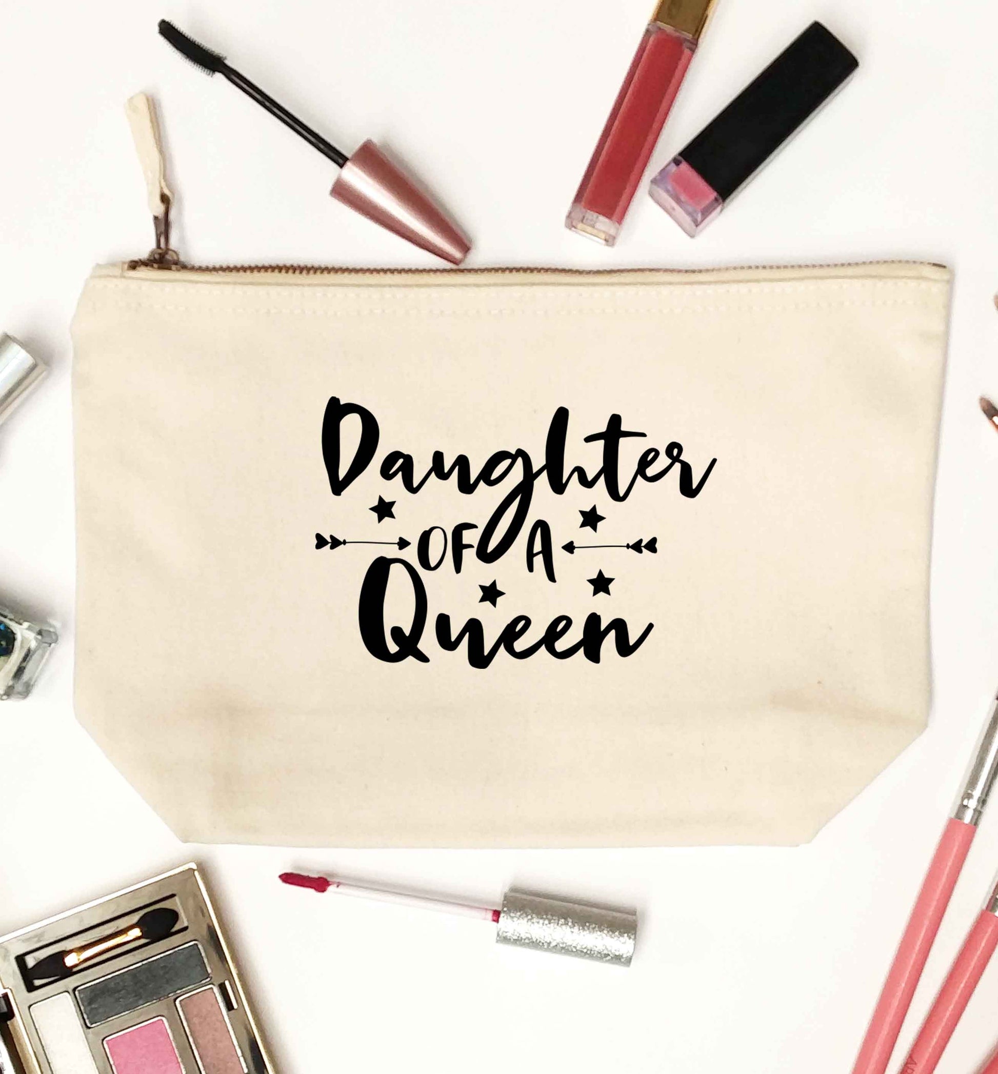 Daughter of a Queen natural makeup bag