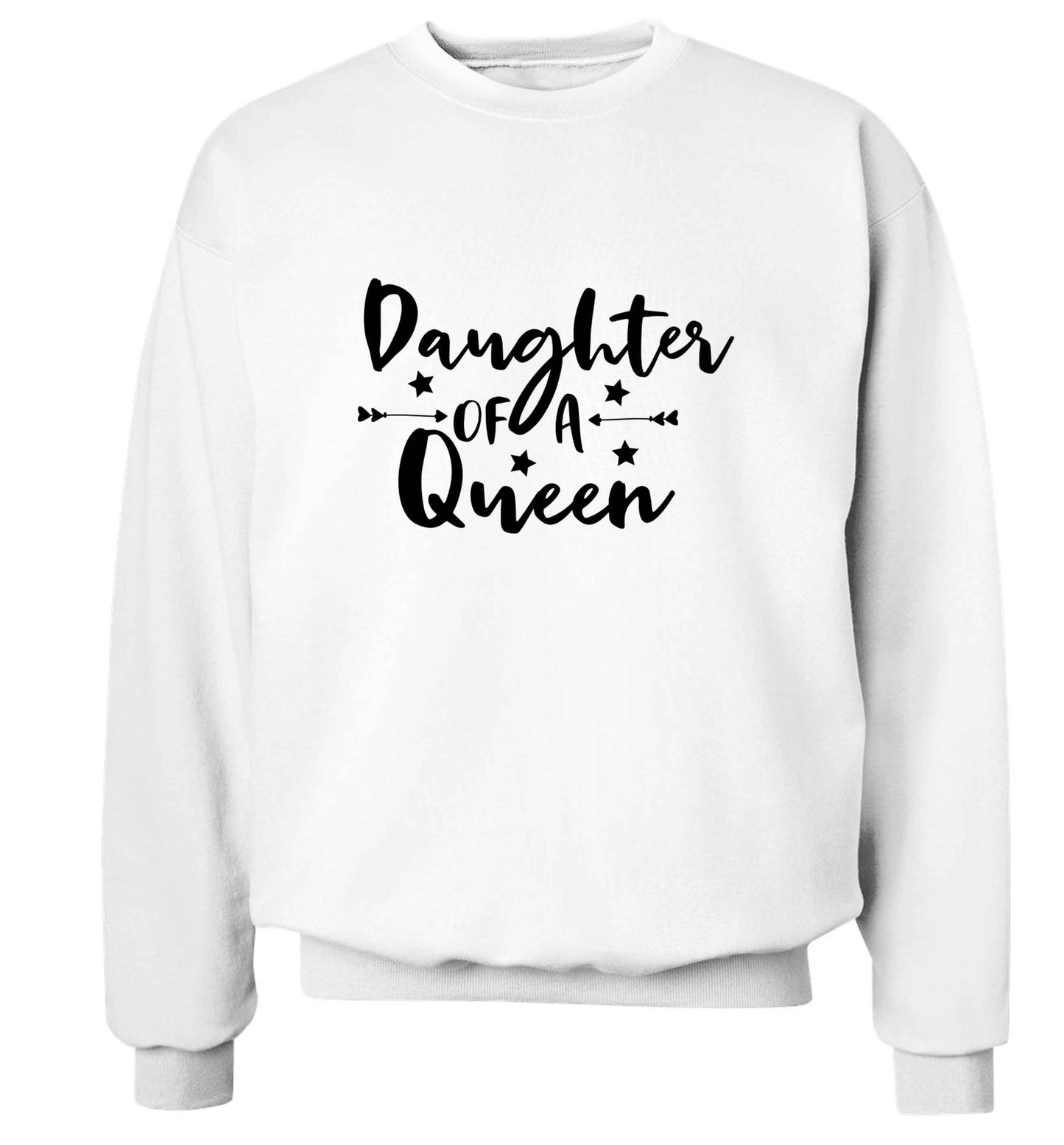 Daughter of a Queen adult's unisex white sweater 2XL