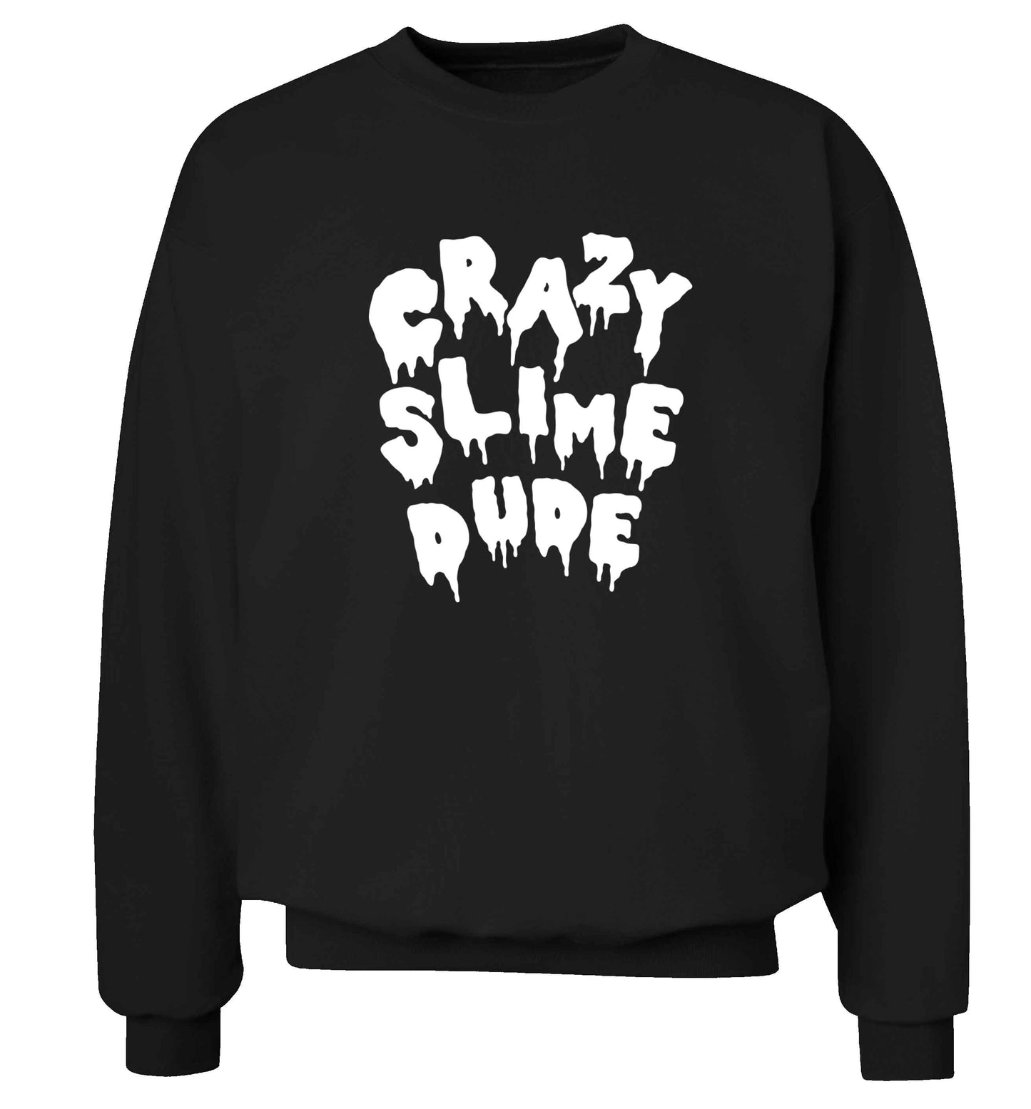 Crazy slime dude adult's unisex black sweater 2XL