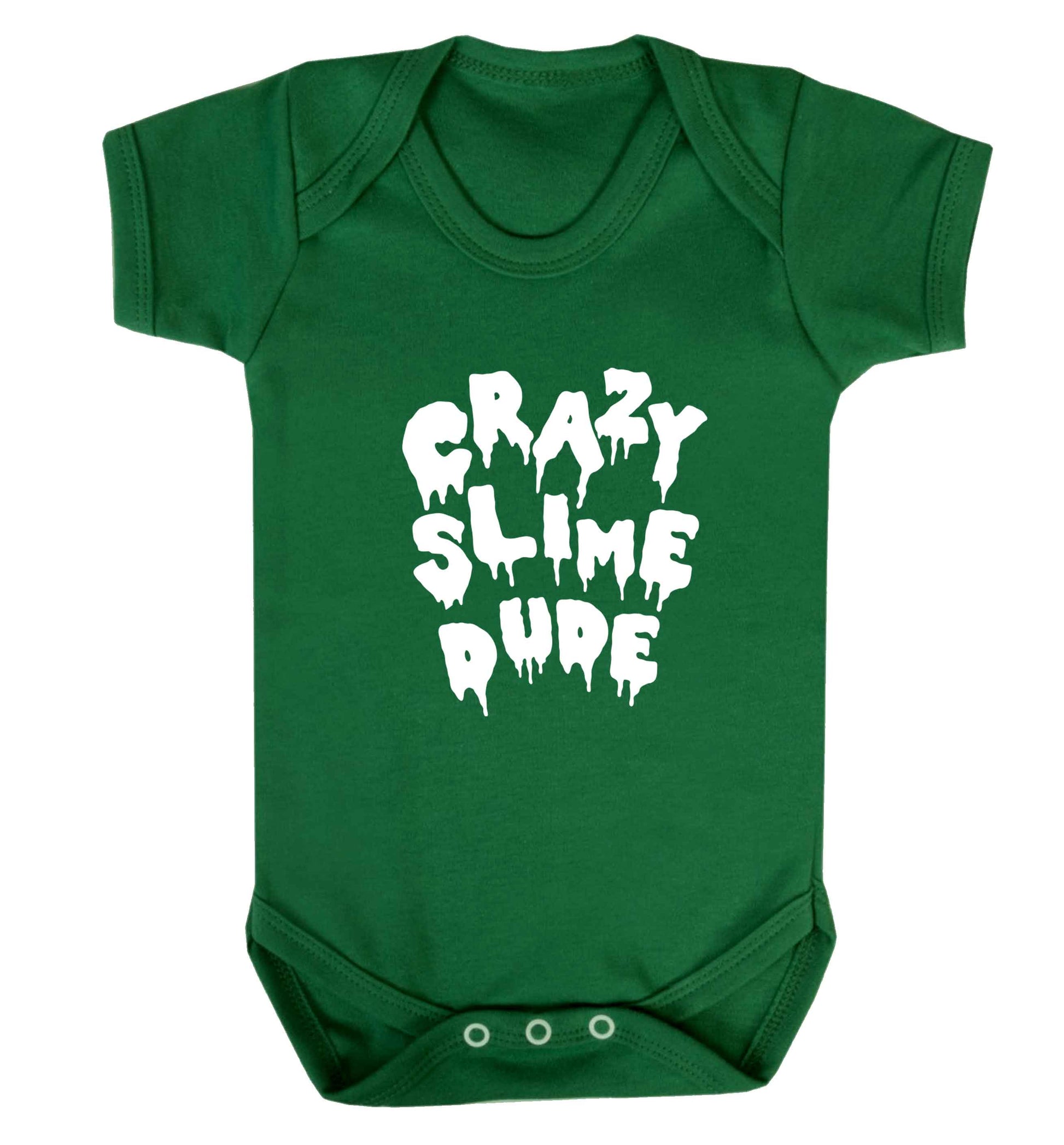 Crazy slime dude baby vest green 18-24 months