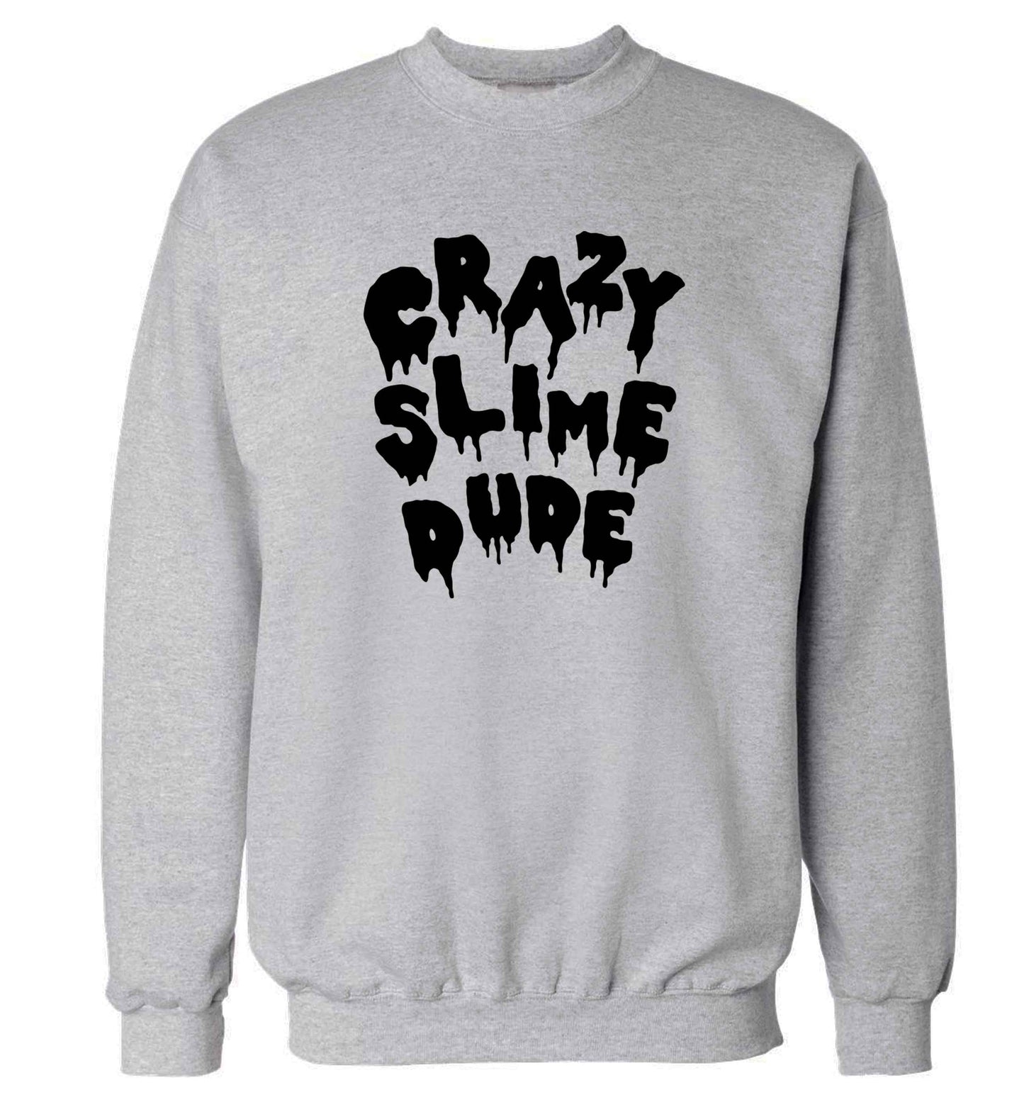 Crazy slime dude adult's unisex grey sweater 2XL