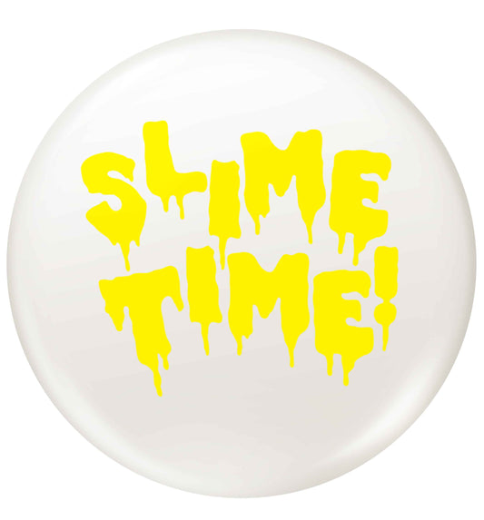 yellow slime time small 25mm Pin badge