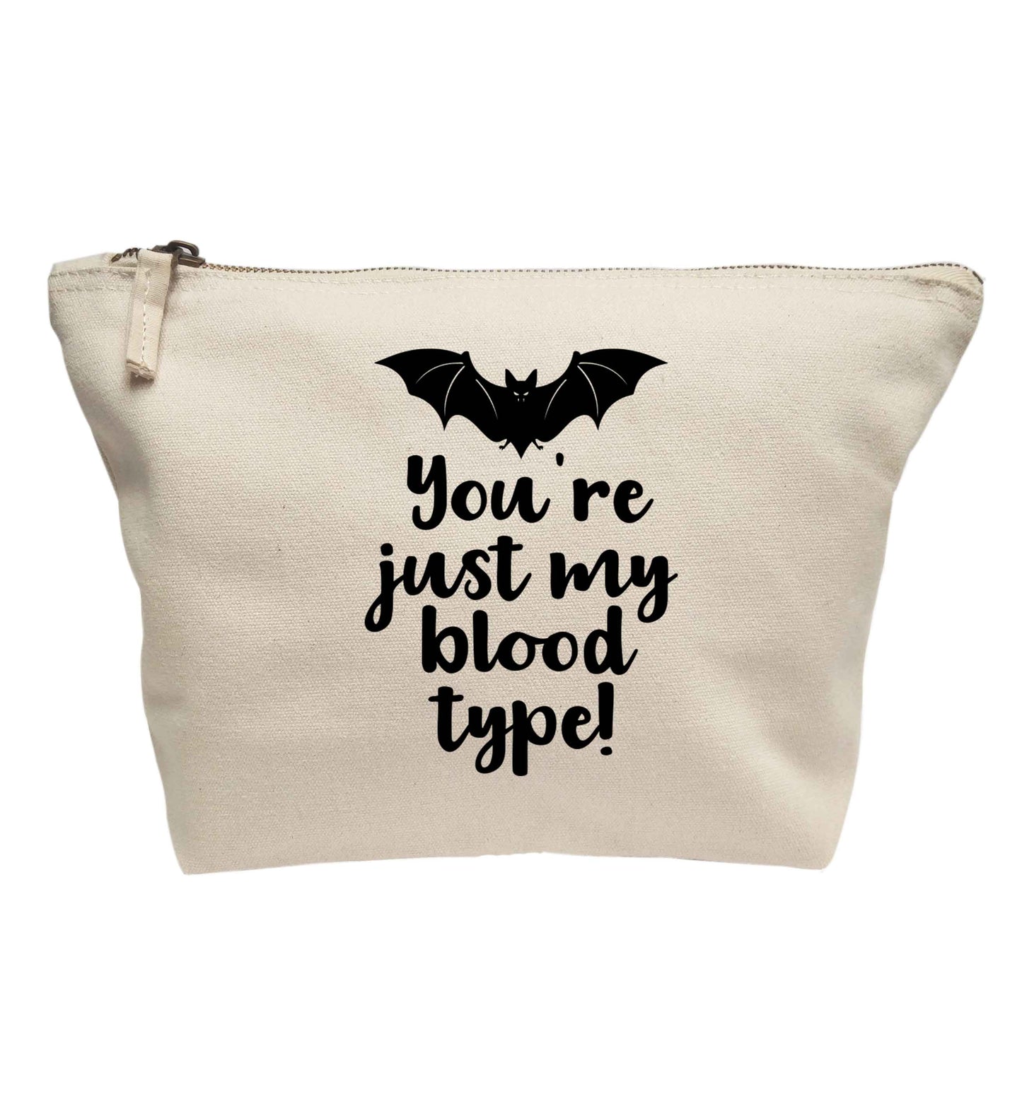 You're just my blood type | Makeup / wash bag
