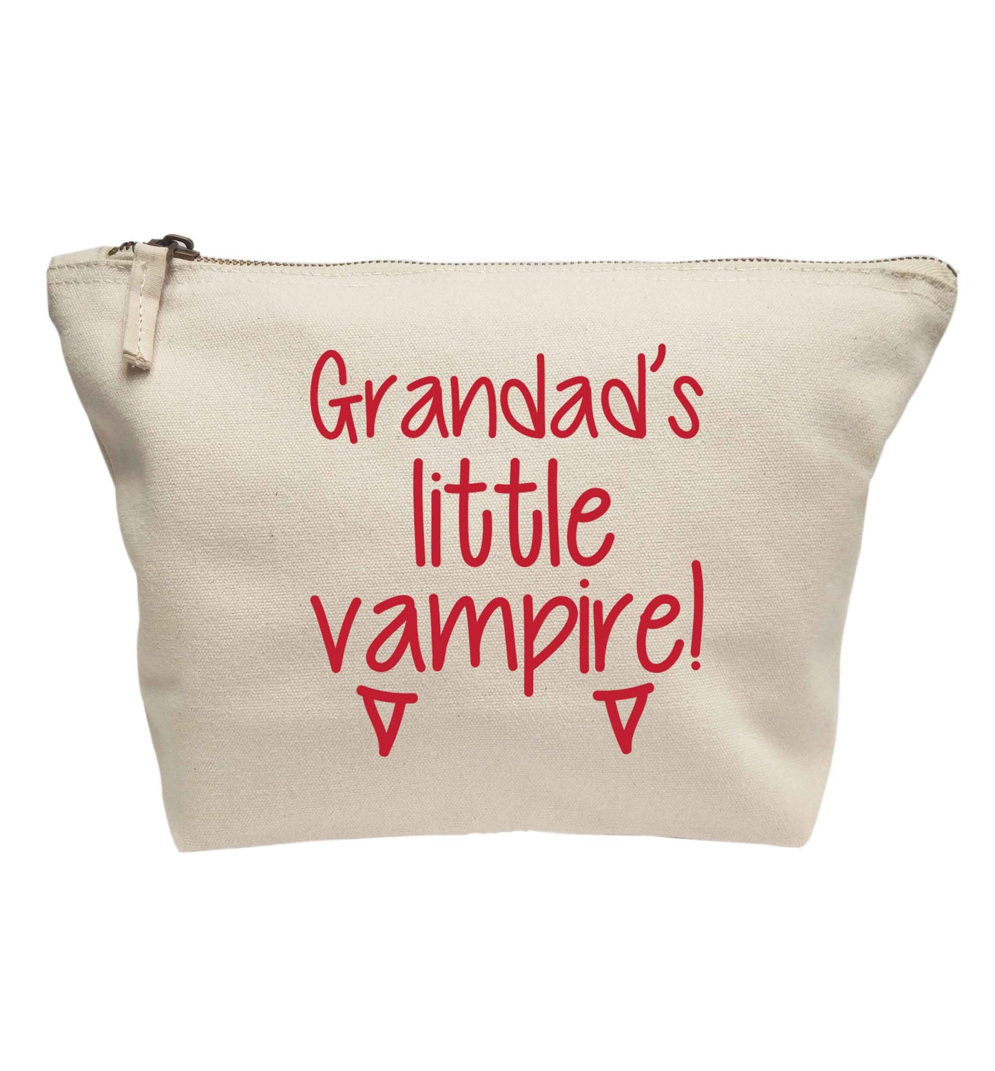 Grandad's little vampire | Makeup / wash bag