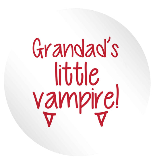 Grandad's little vampire 24 @ 45mm matt circle stickers