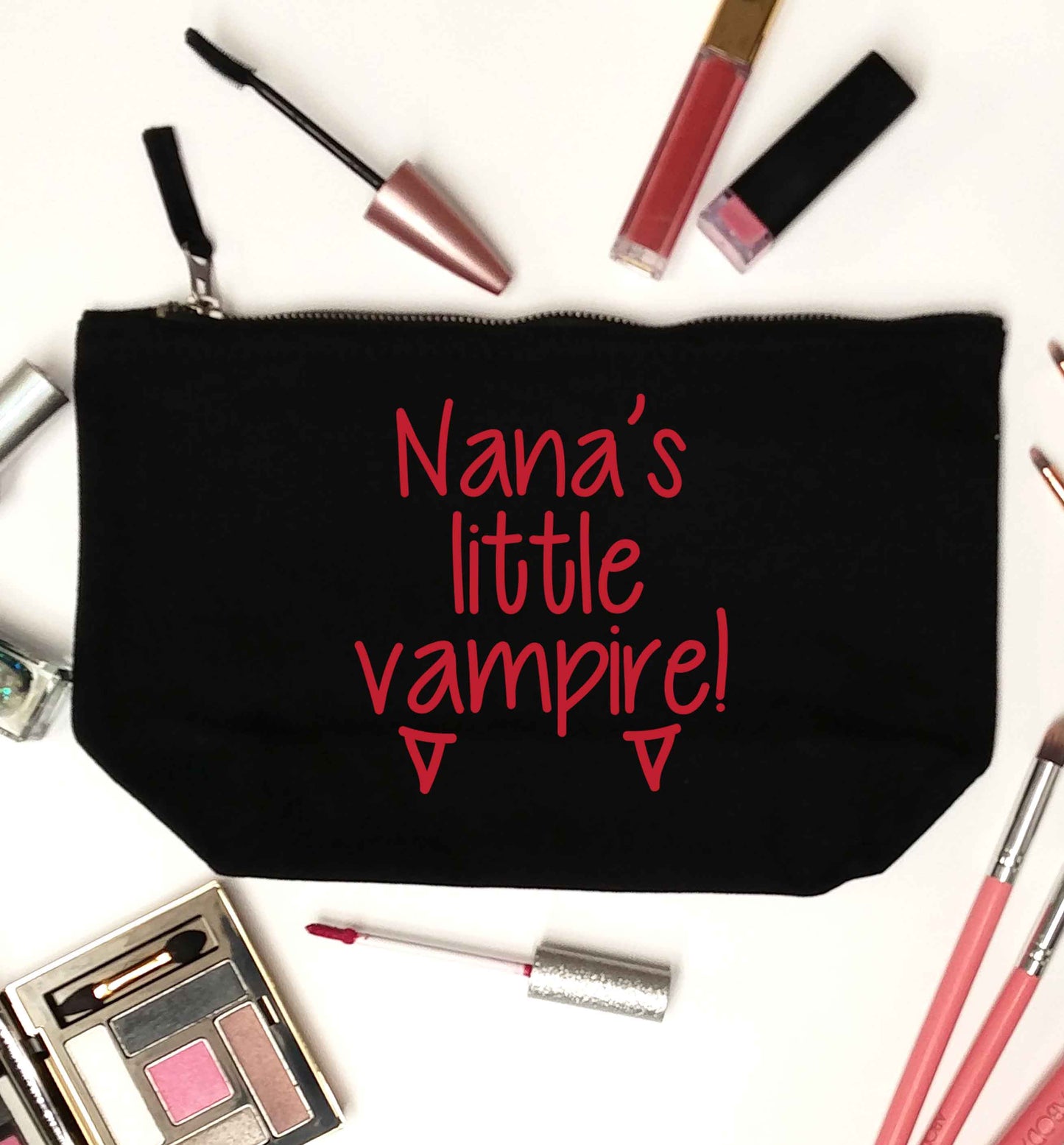 Nana's little vampire black makeup bag