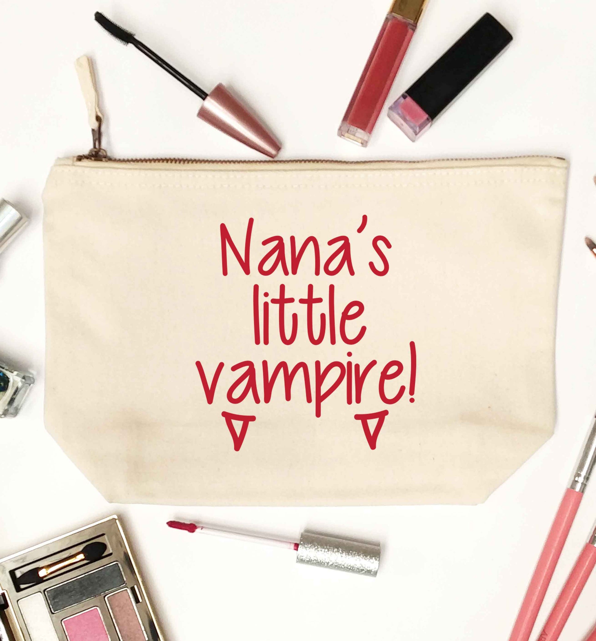 Nana's little vampire natural makeup bag