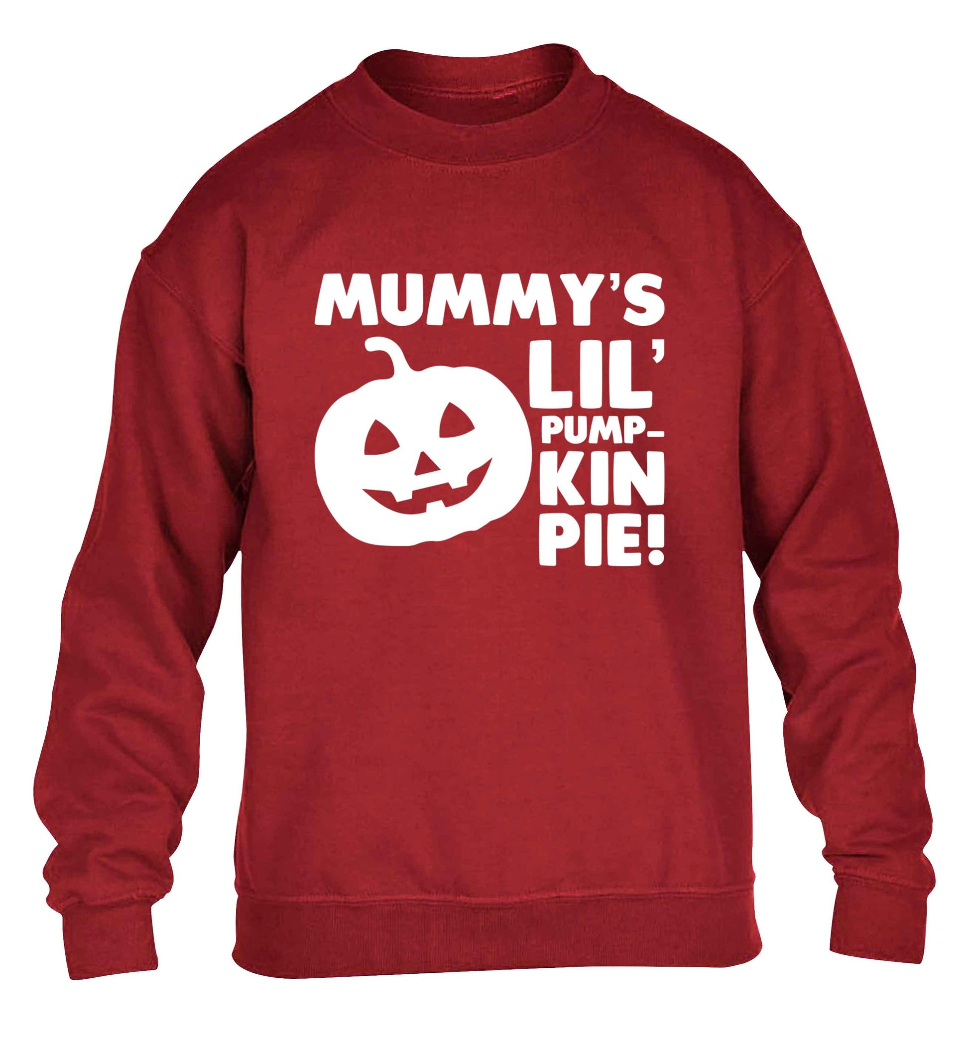 Mummy's lil' pumpkin pie children's grey sweater 12-13 Years