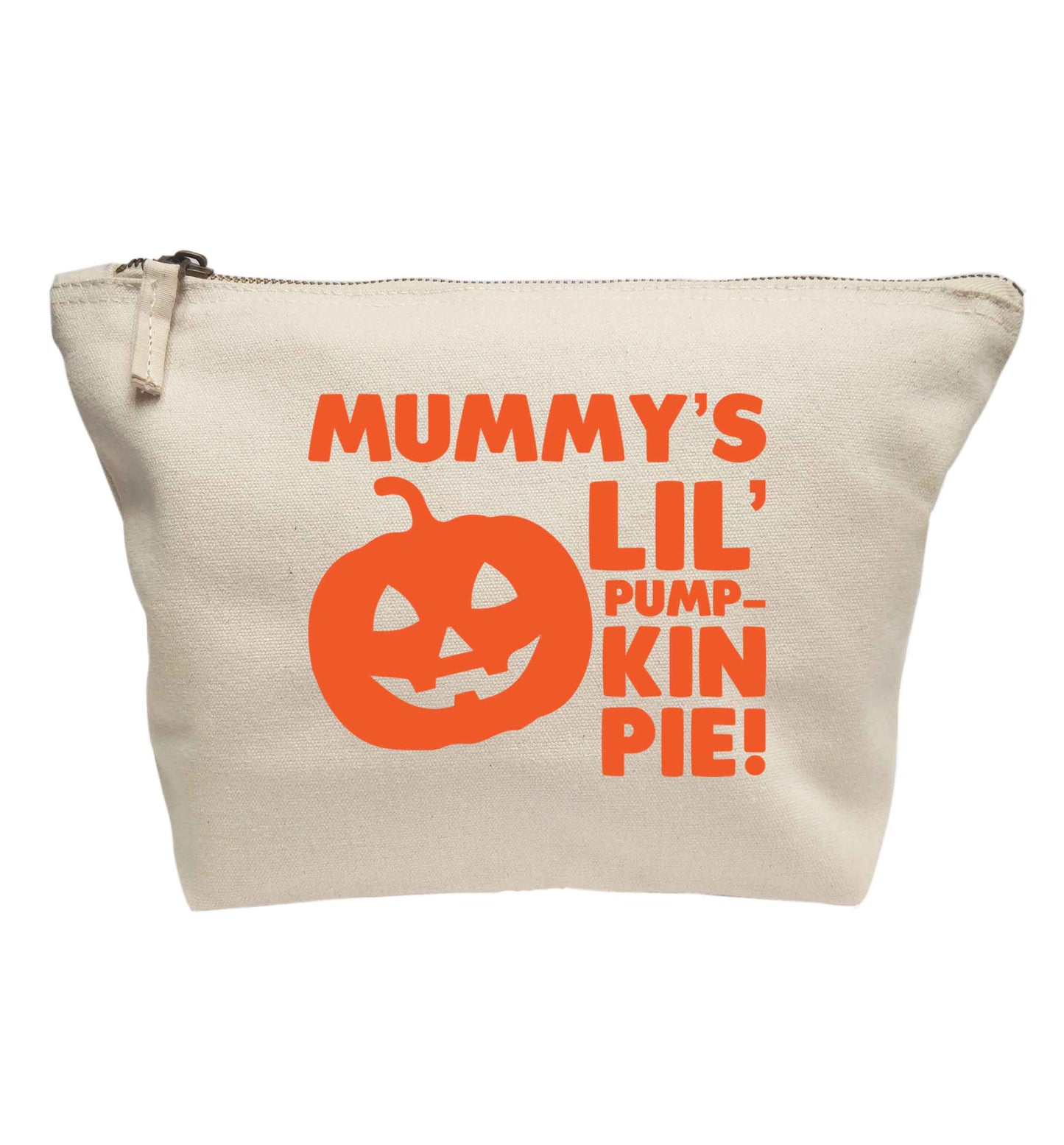Mummy's lil' pumpkin pie | Makeup / wash bag