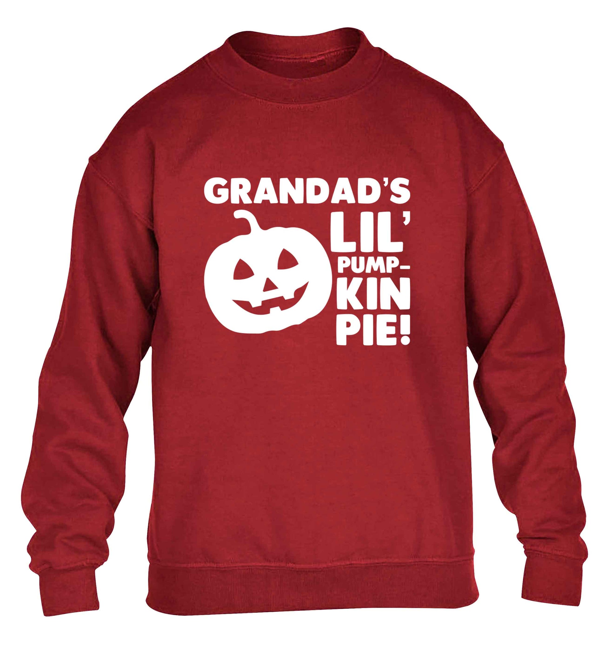 Daddy's lil' pumpkin pie children's grey sweater 12-13 Years