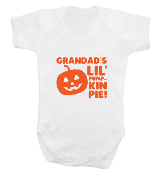 Daddy's lil' pumpkin pie baby vest white 18-24 months