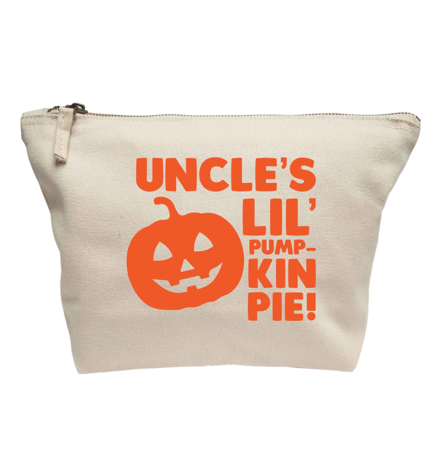 Uncle's lil' pumpkin pie | Makeup / wash bag