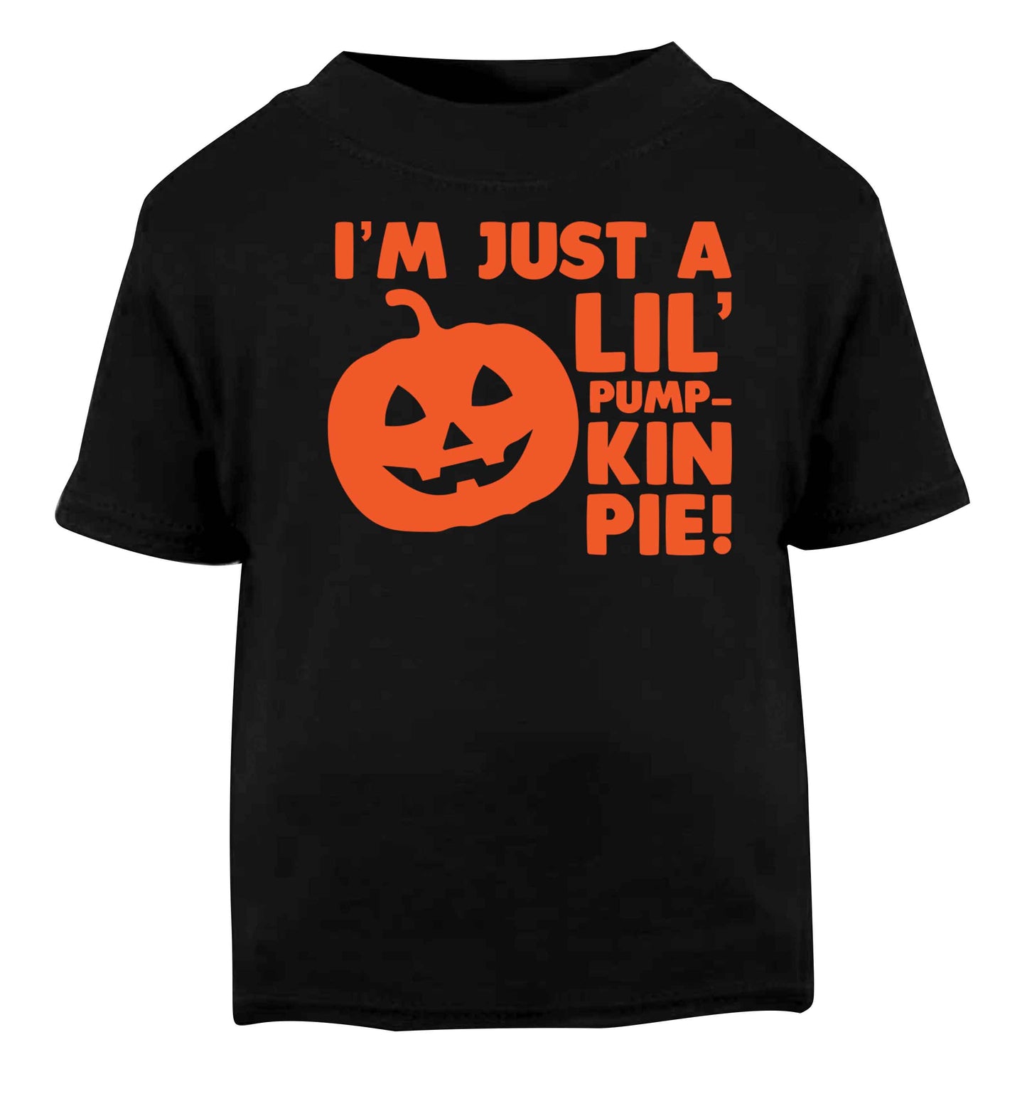 I'm just a lil' pumpkin pie Black baby toddler Tshirt 2 years