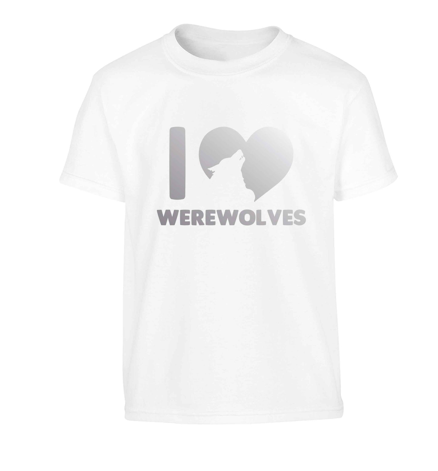 I love werewolves Children's white Tshirt 12-13 Years