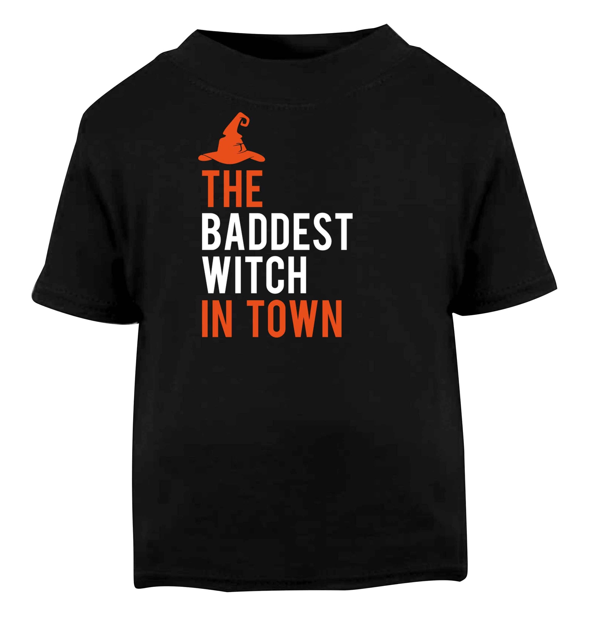 Badest witch in town Black baby toddler Tshirt 2 years