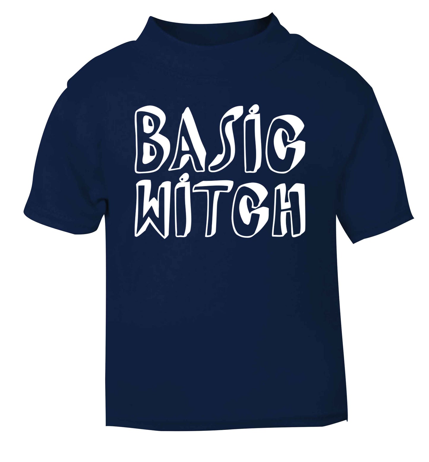 Basic witch navy baby toddler Tshirt 2 Years
