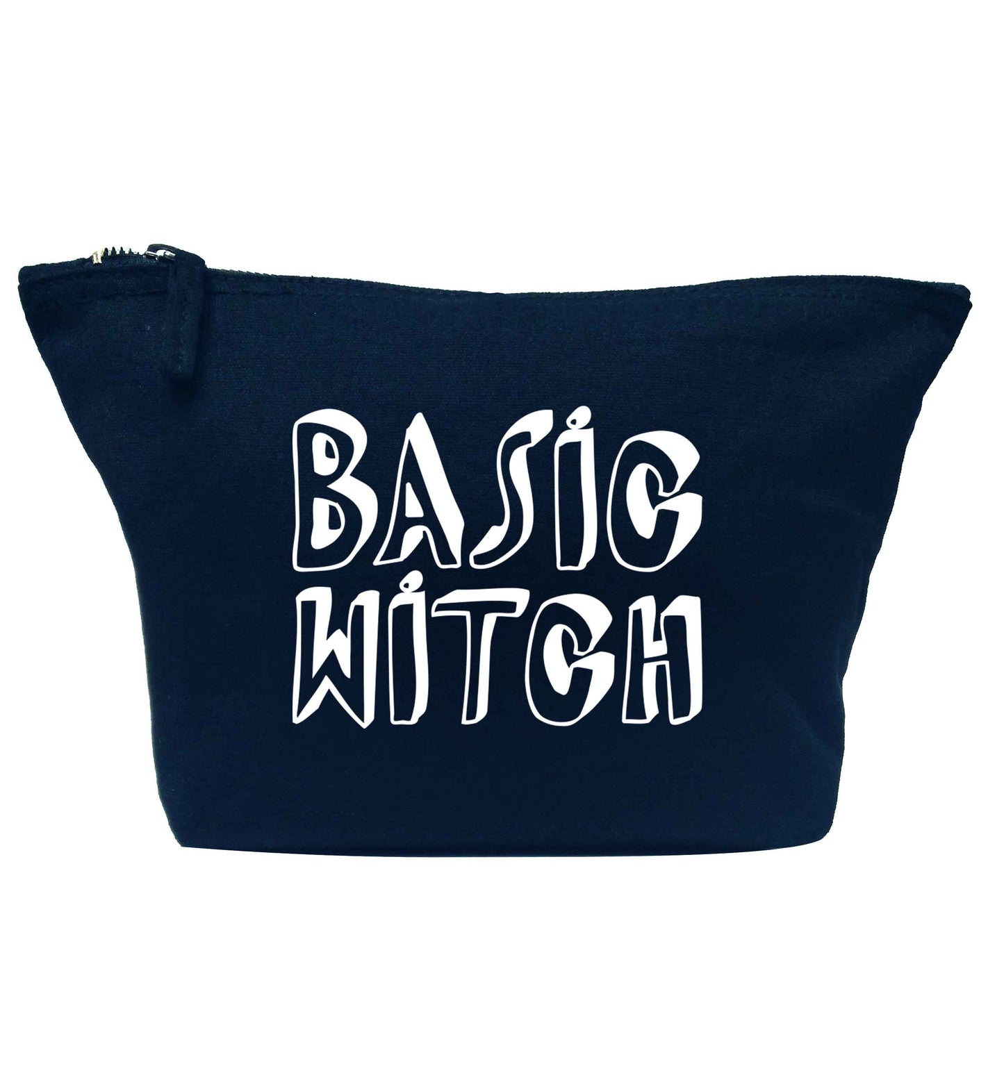 Basic witch navy makeup bag