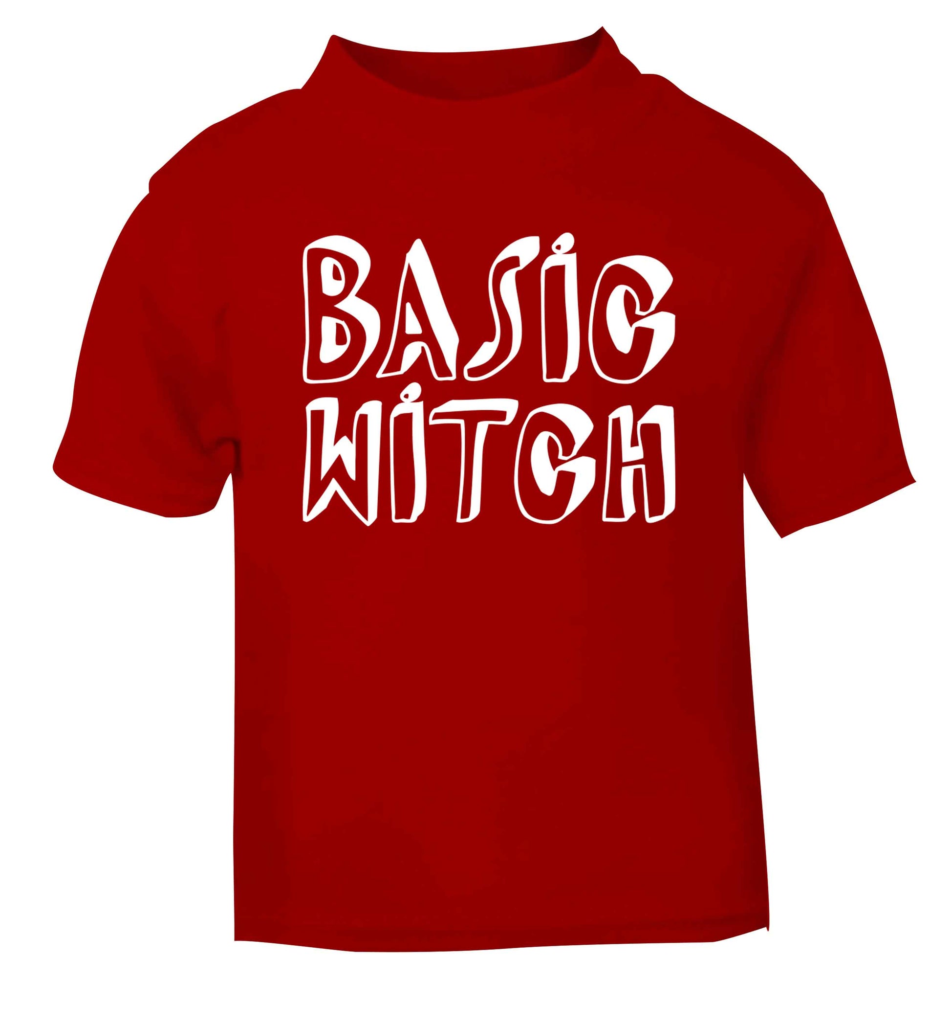 Basic witch red baby toddler Tshirt 2 Years