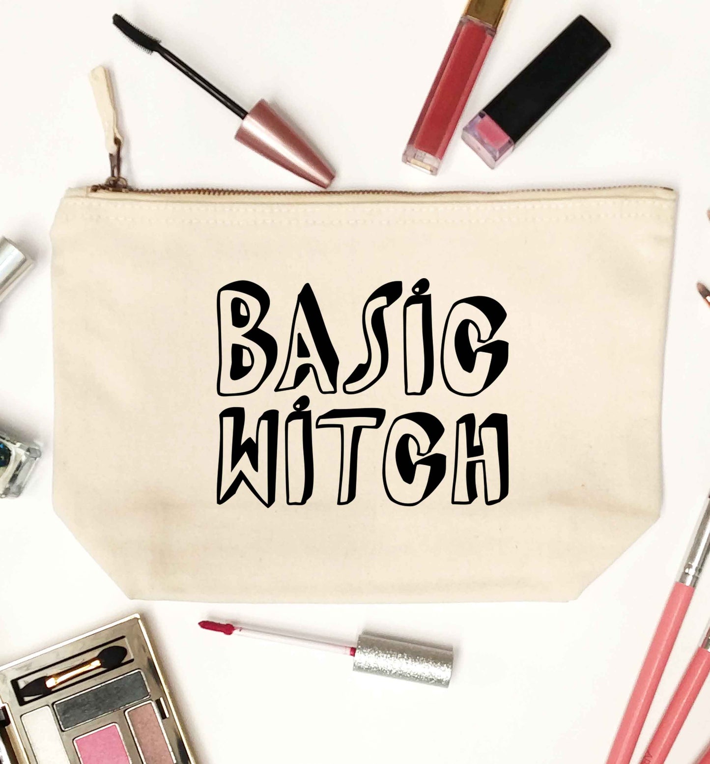 Basic witch natural makeup bag