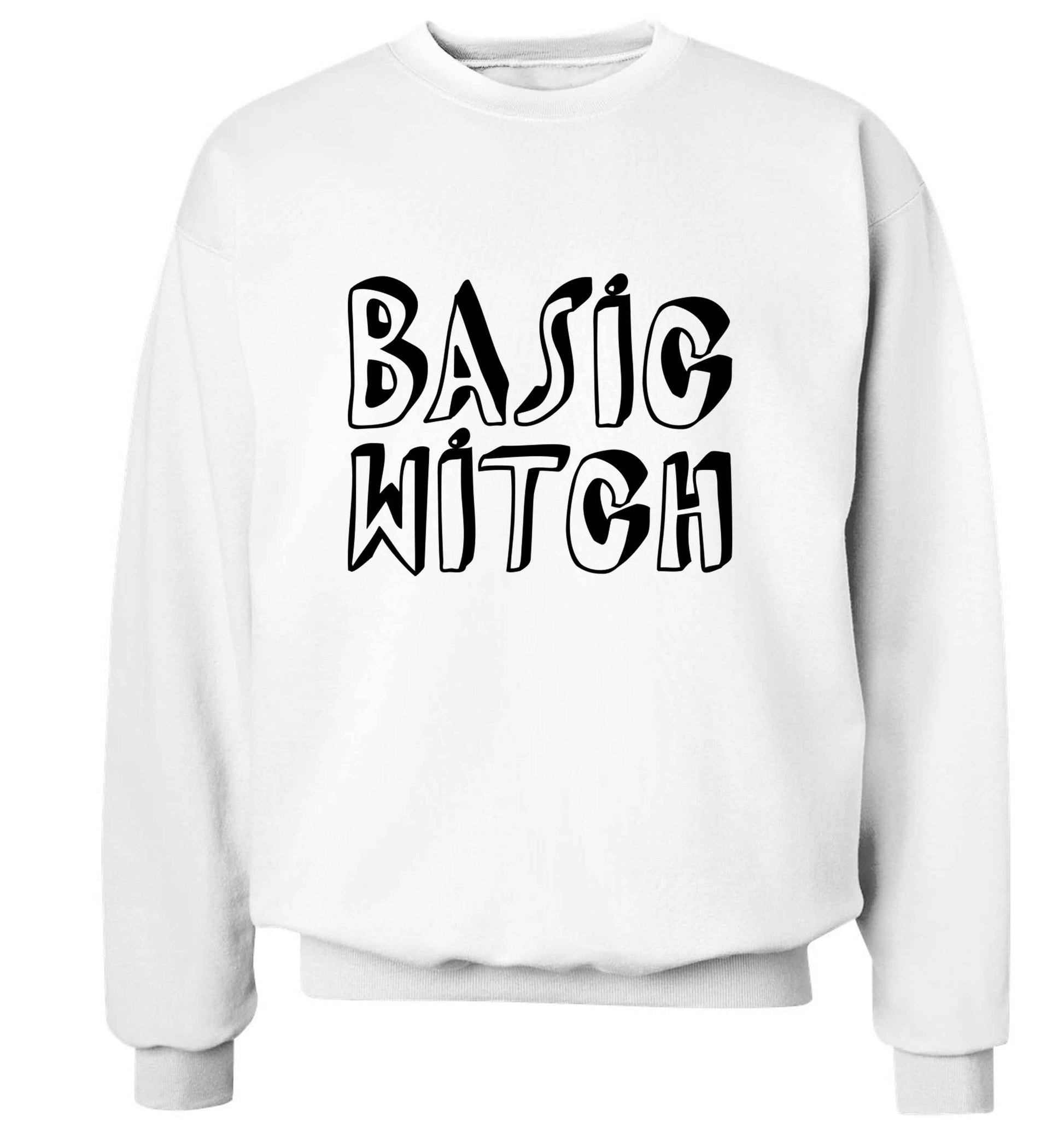 Basic witch adult's unisex white sweater 2XL
