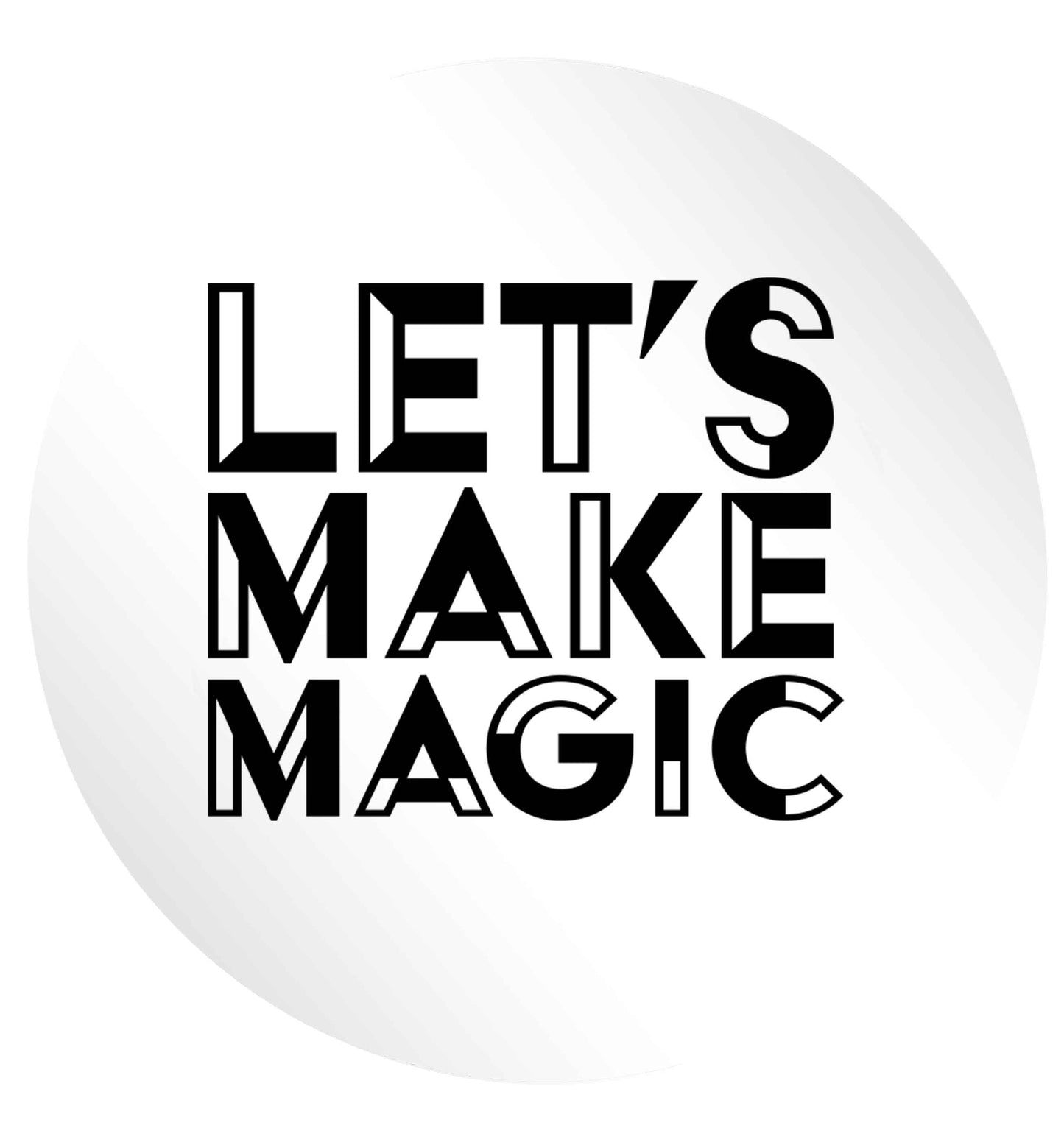 Let's make magic 24 @ 45mm matt circle stickers