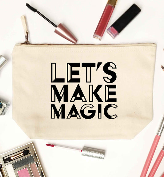 Let's make magic natural makeup bag