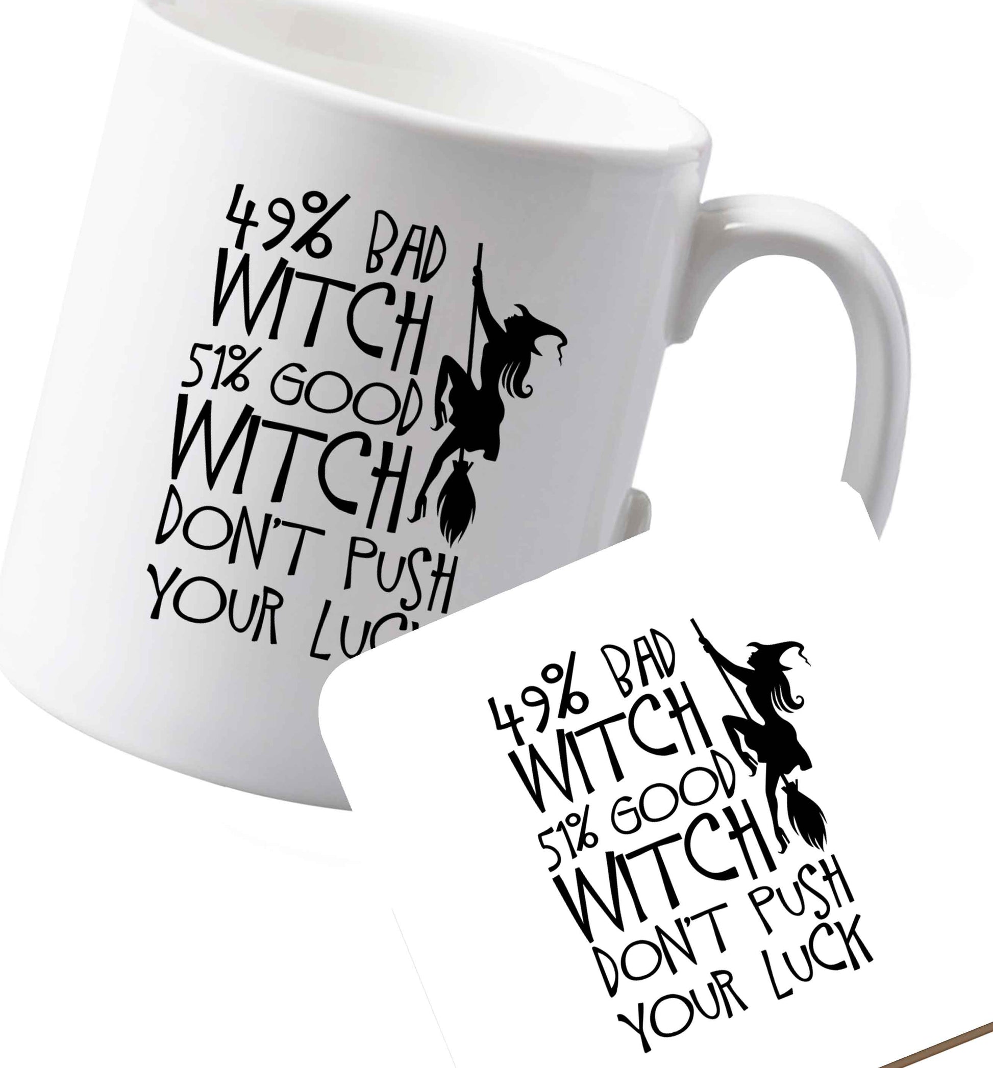 10 oz Ceramic mug and coaster Favourite Type Pan Pancake both sides