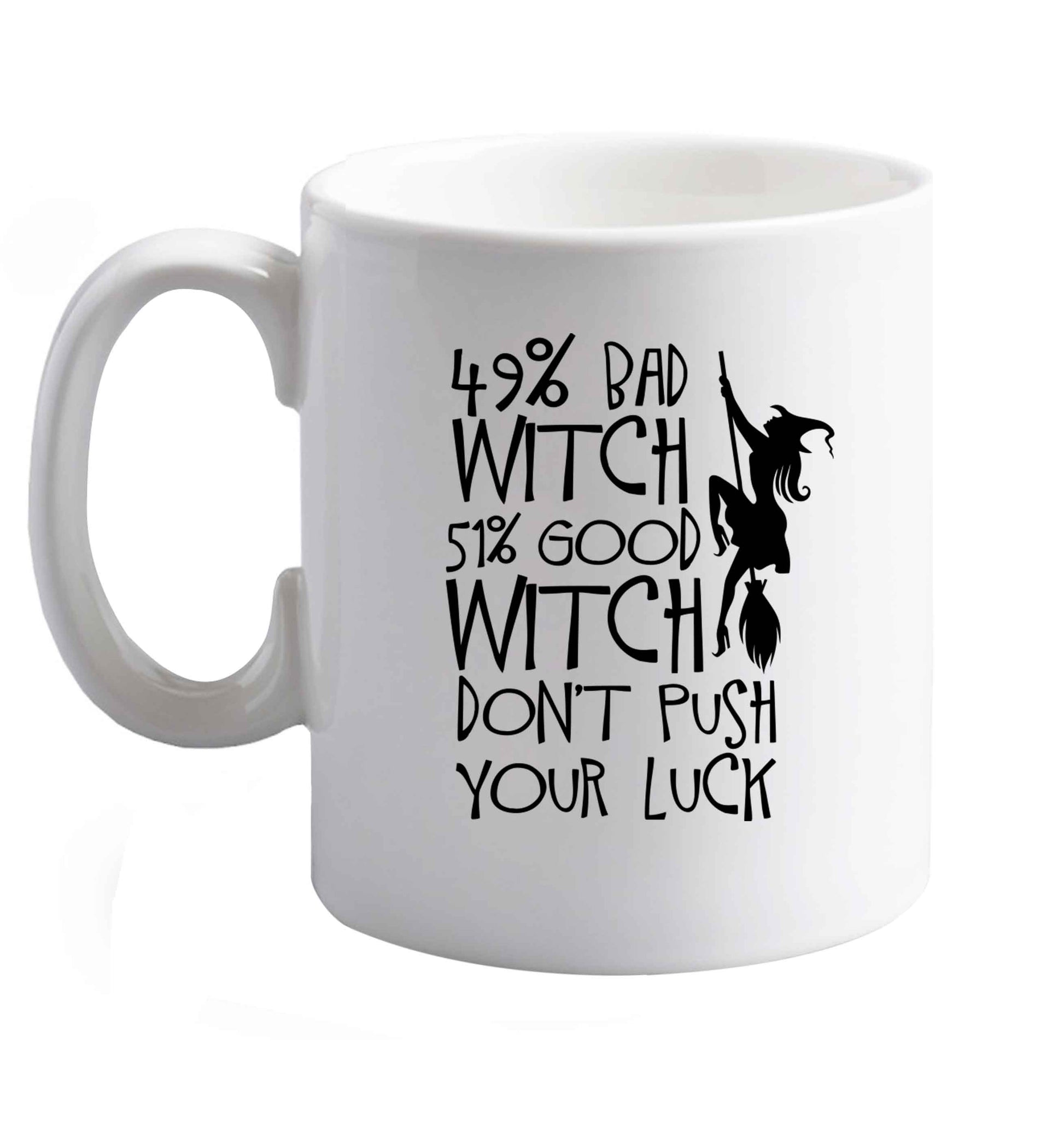 10 oz Favourite Type Pan Pancake ceramic mug right handed