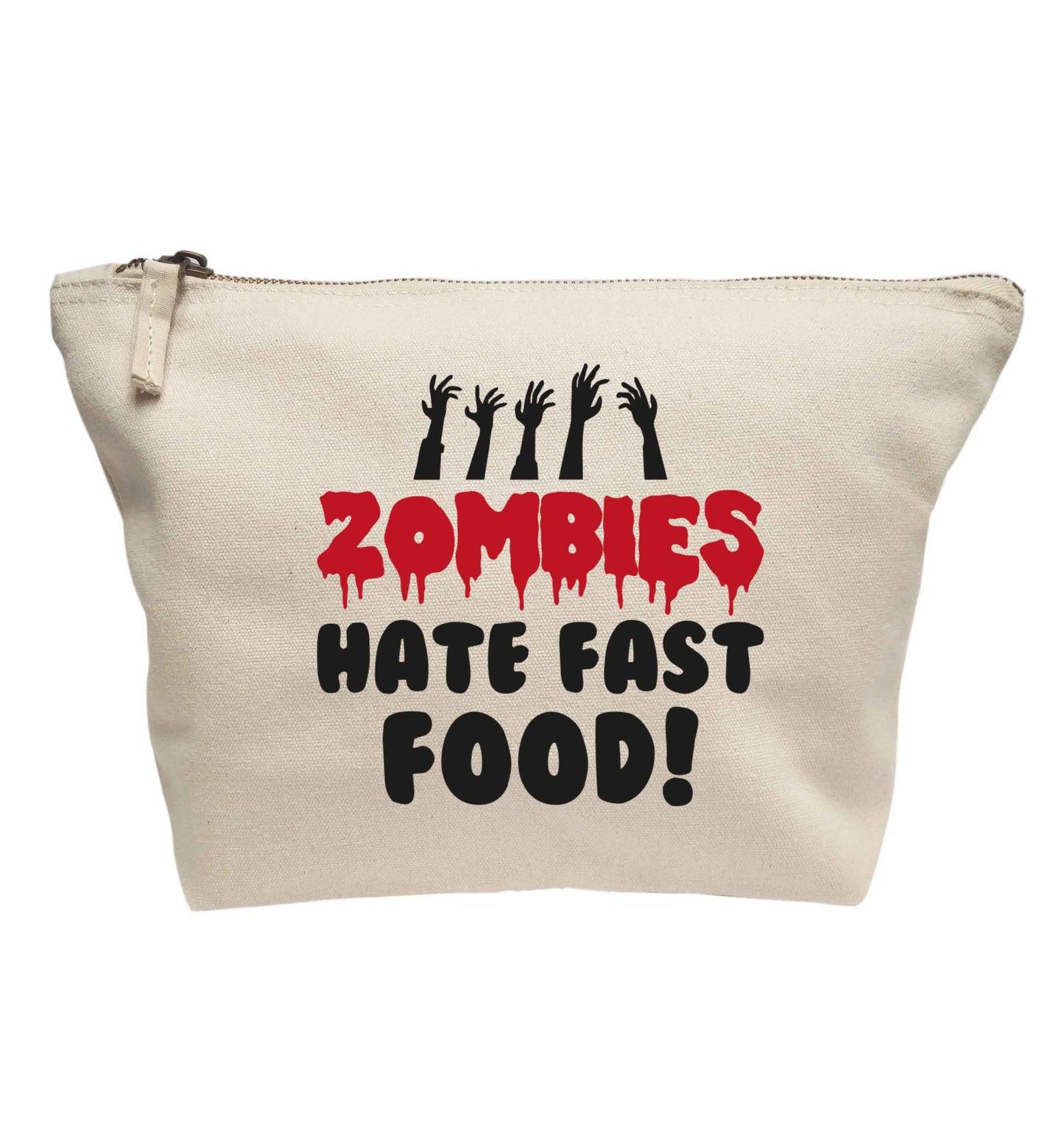 Zombies hate fast food | Makeup / wash bag