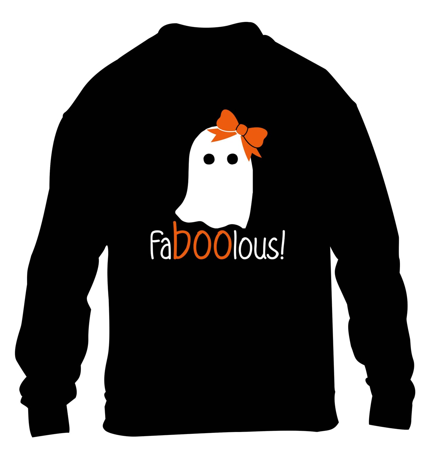 Faboolous ghost children's black sweater 12-13 Years