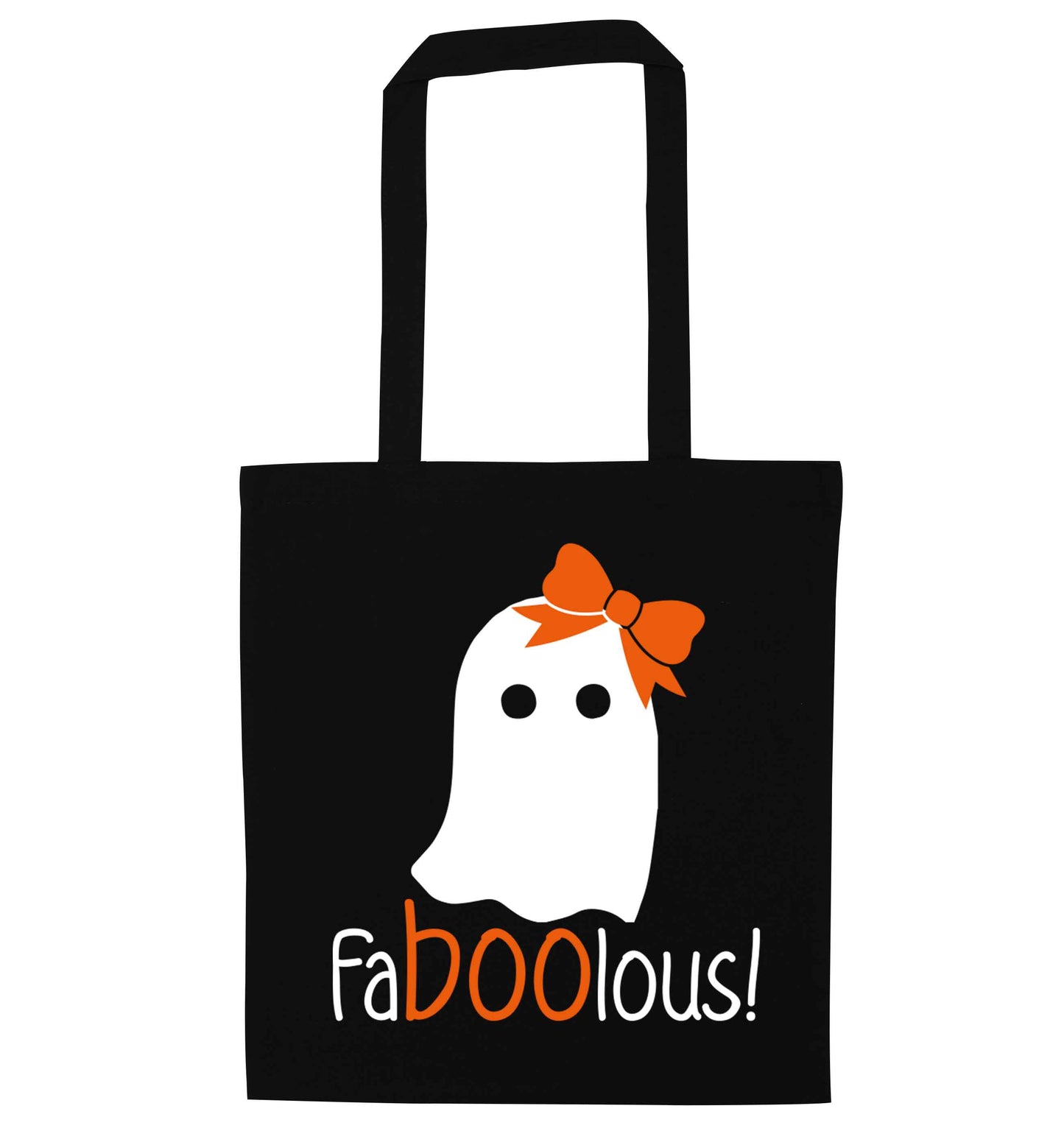 Faboolous ghost black tote bag